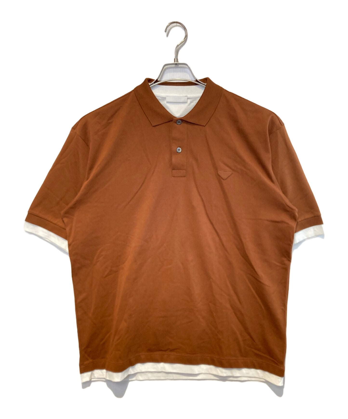 [Pre-owned] PRADA layered polo shirt UJN911.