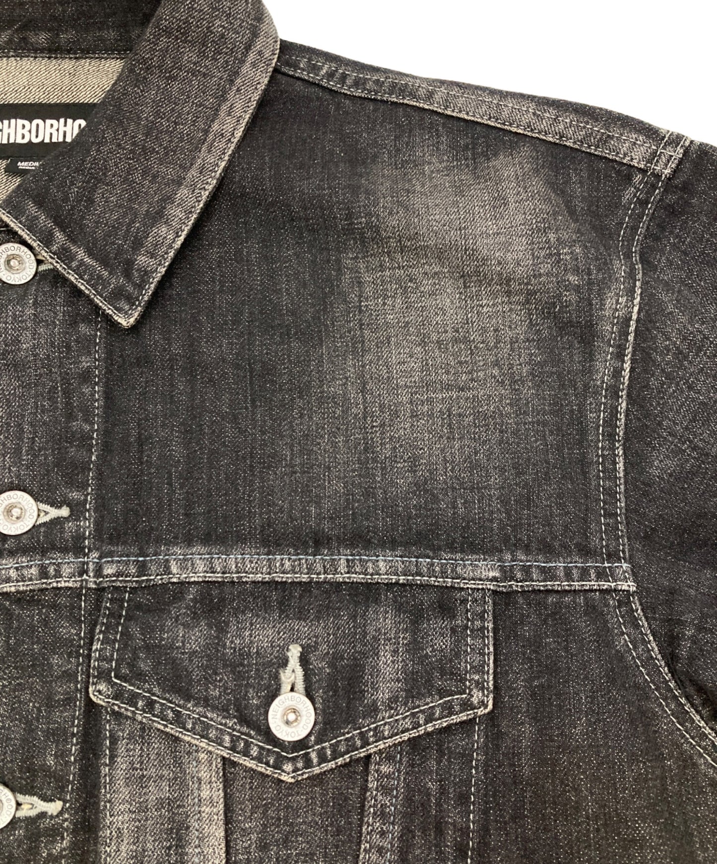 [Pre-owned] NEIGHBORHOOD WASHED DENIM TYPE-4 JACKET 231XBNH-JKM02