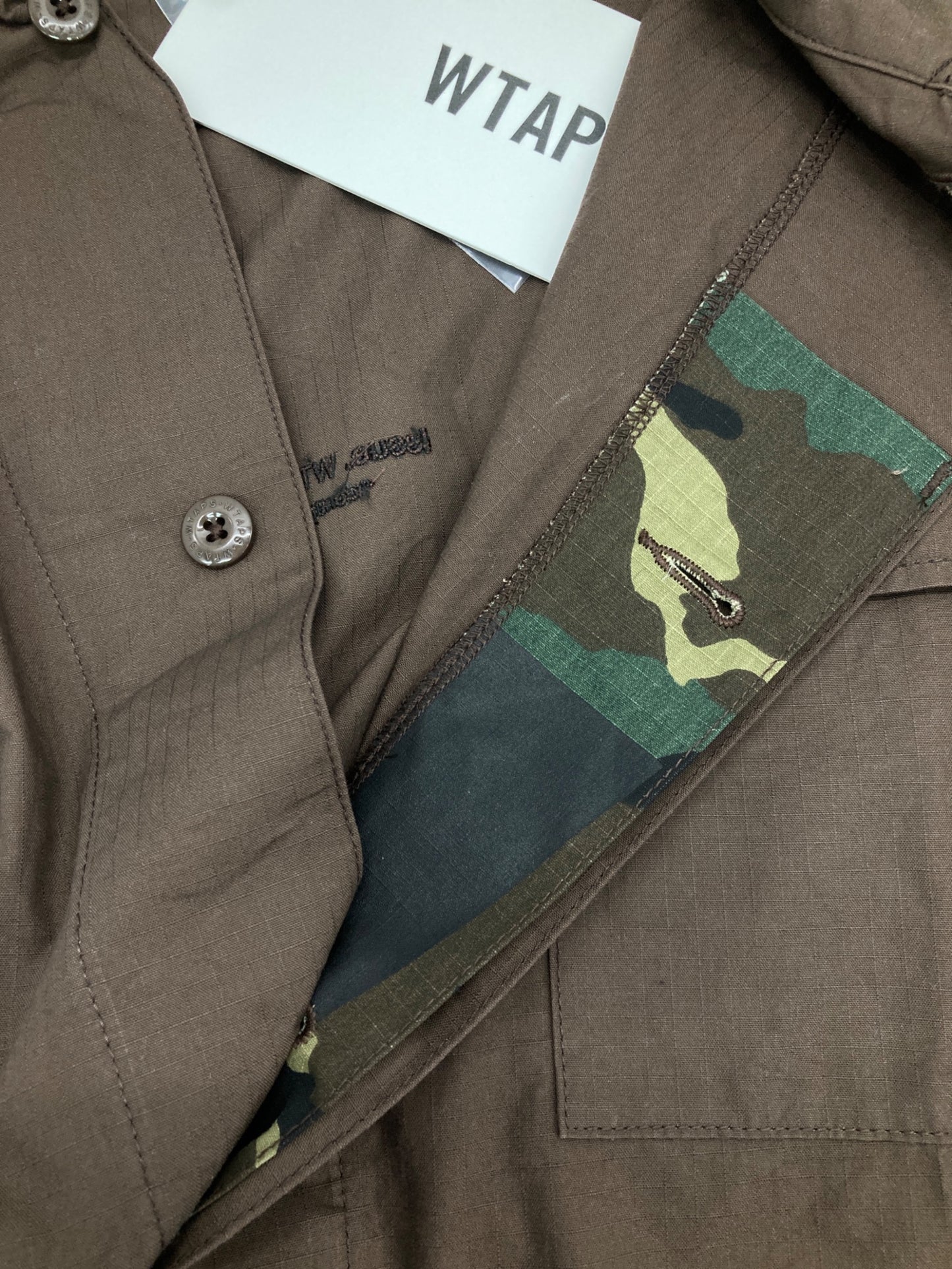 [Pre-owned] WTAPS JMOD 01 LS COTTON RIPSTOP 241WVDT-SHM01