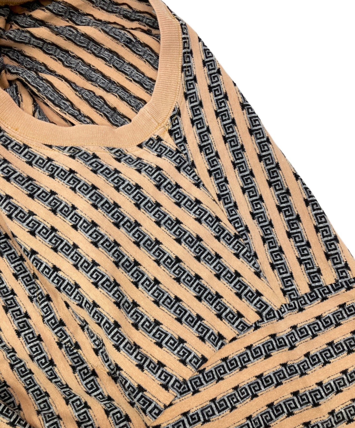 [Pre-owned] stussy crew-neck cut and sewn