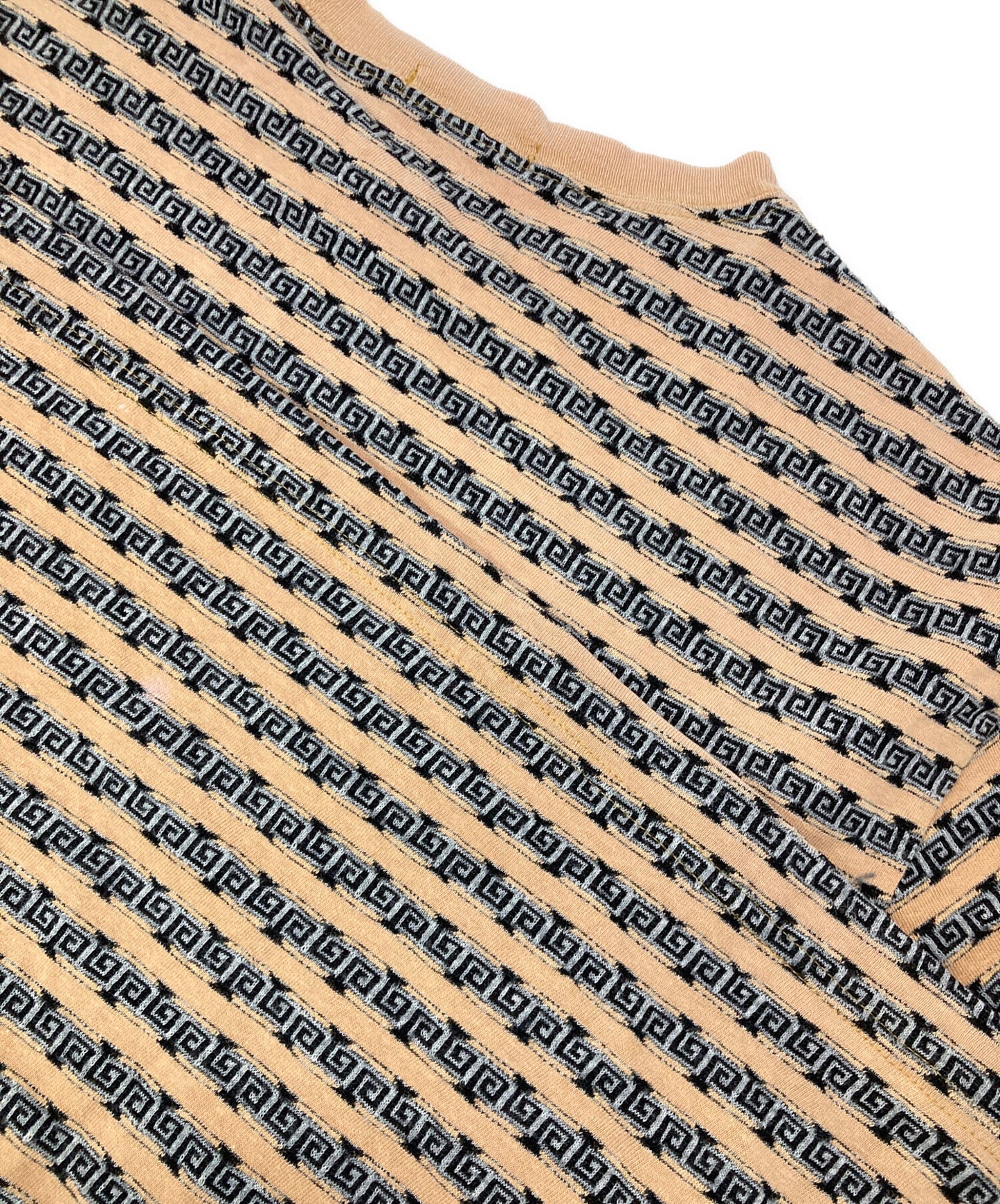 [Pre-owned] stussy crew-neck cut and sewn