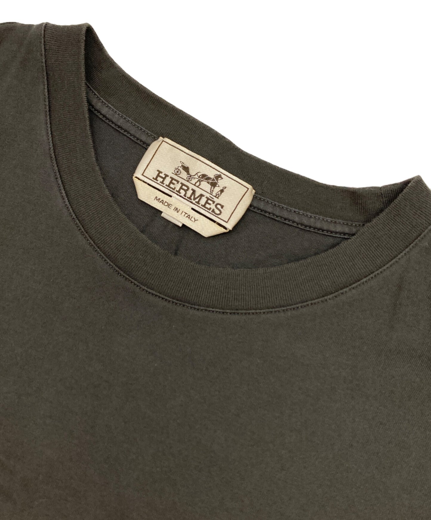 [Pre-owned] HERMES Arm Layered Cotton T-Shirt