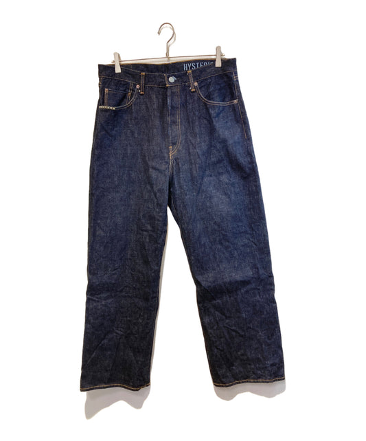 [Pre-owned] Hysteric Glamour Rigid denim straight baggy pants 02223AP01