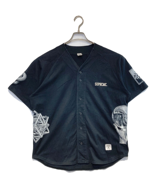 [Pre-owned] SUPREME M.C. Escher Cotton Baseball Jersey