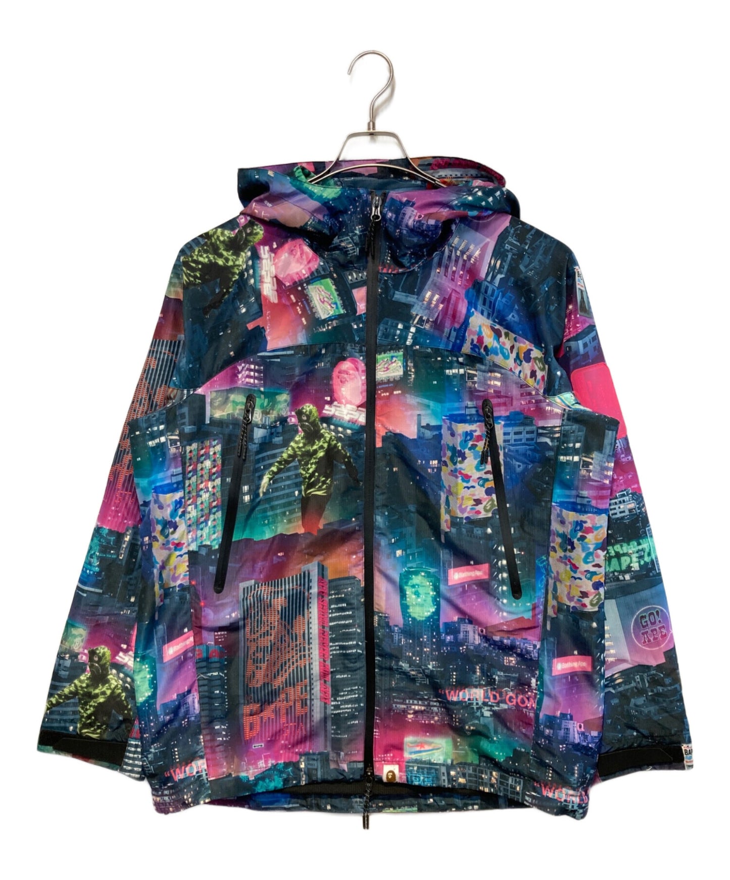 [Pre-owned] A BATHING APE NEON TOKYO HOODIE JACKET 001ljg301012x