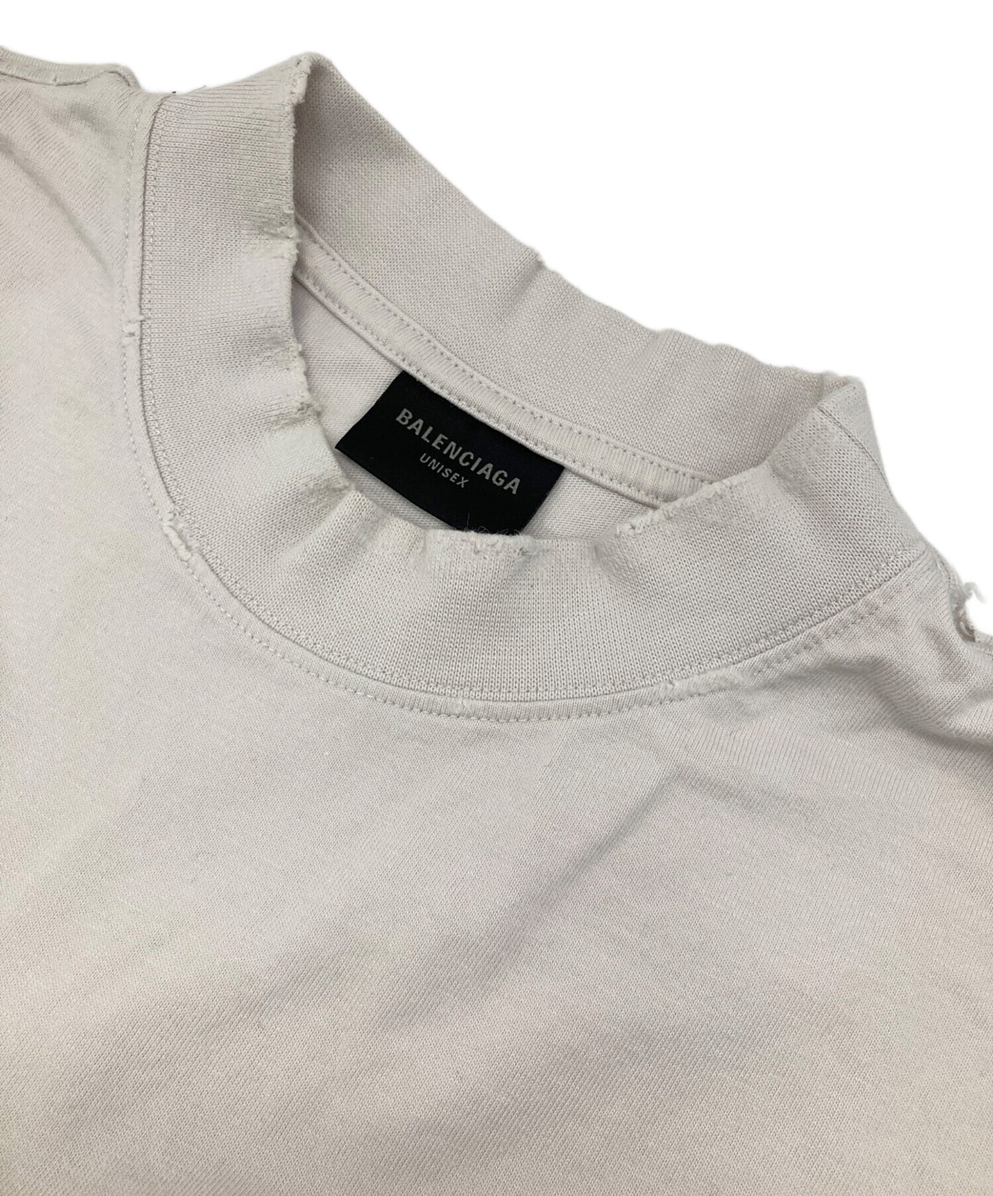 [Pre-owned] BALENCIAGA Paris Liberty Vintage-Style T-Shirt 764235 TQVR9