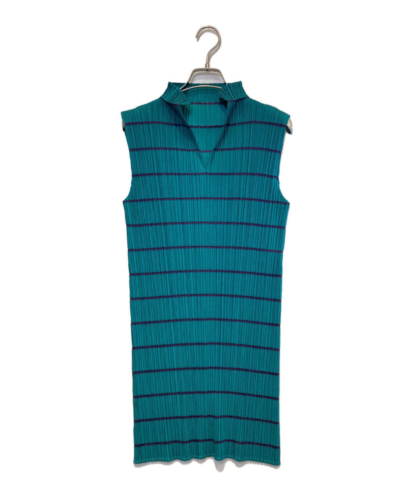 [Pre-owned] PLEATS PLEASE Sleeveless Pleated Dress PP31-JT780