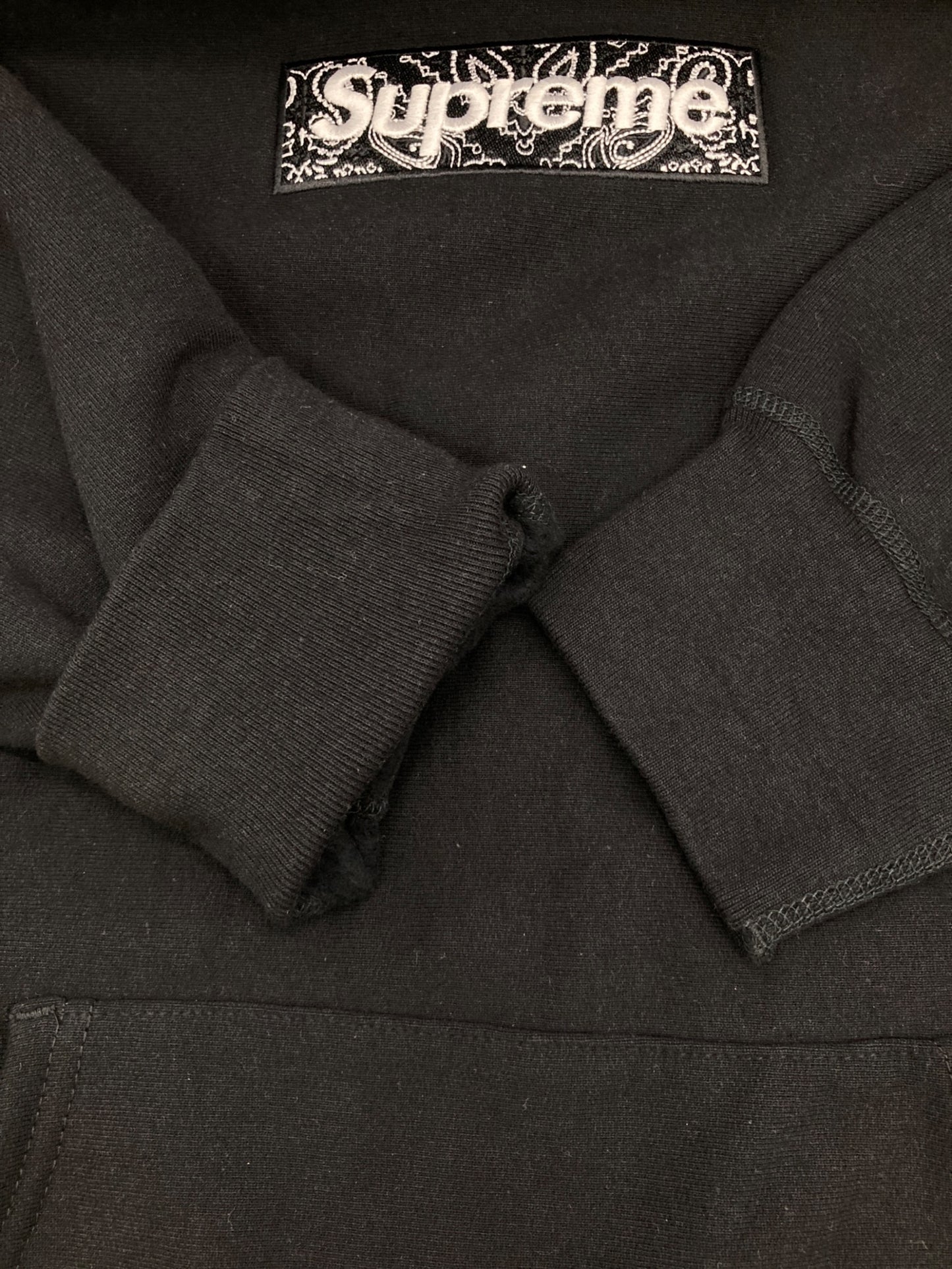 [Pre-owned] SUPREME Bandana Box Logo Hooded Sweatshirt