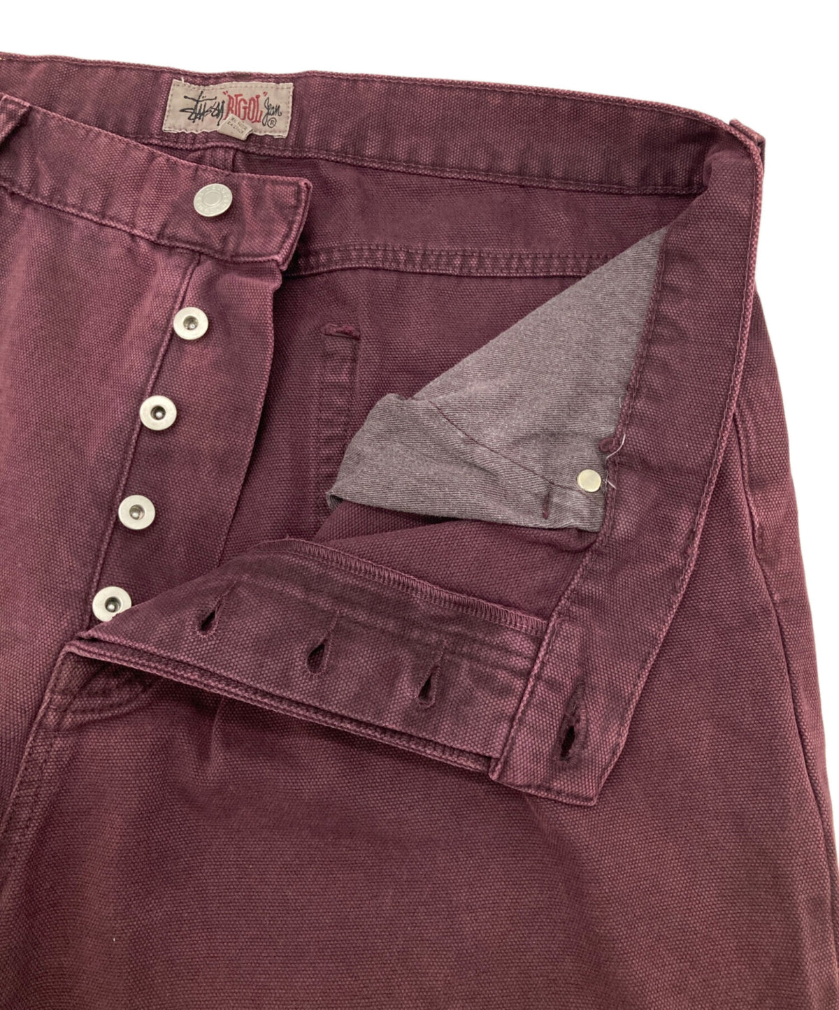 [Pre-owned] stussy Washed Canvas BIGOL Jeans 116568