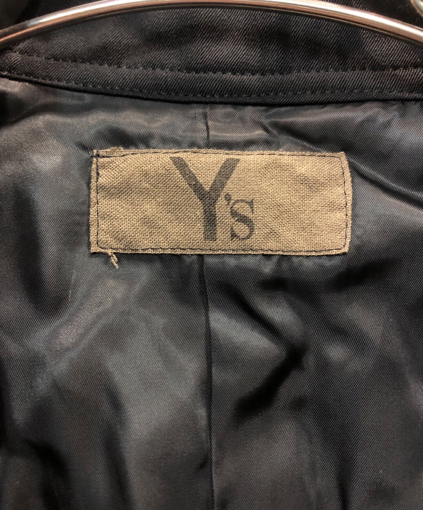 [Pre-owned] Y's 80's Wool Stand Collar Coat
