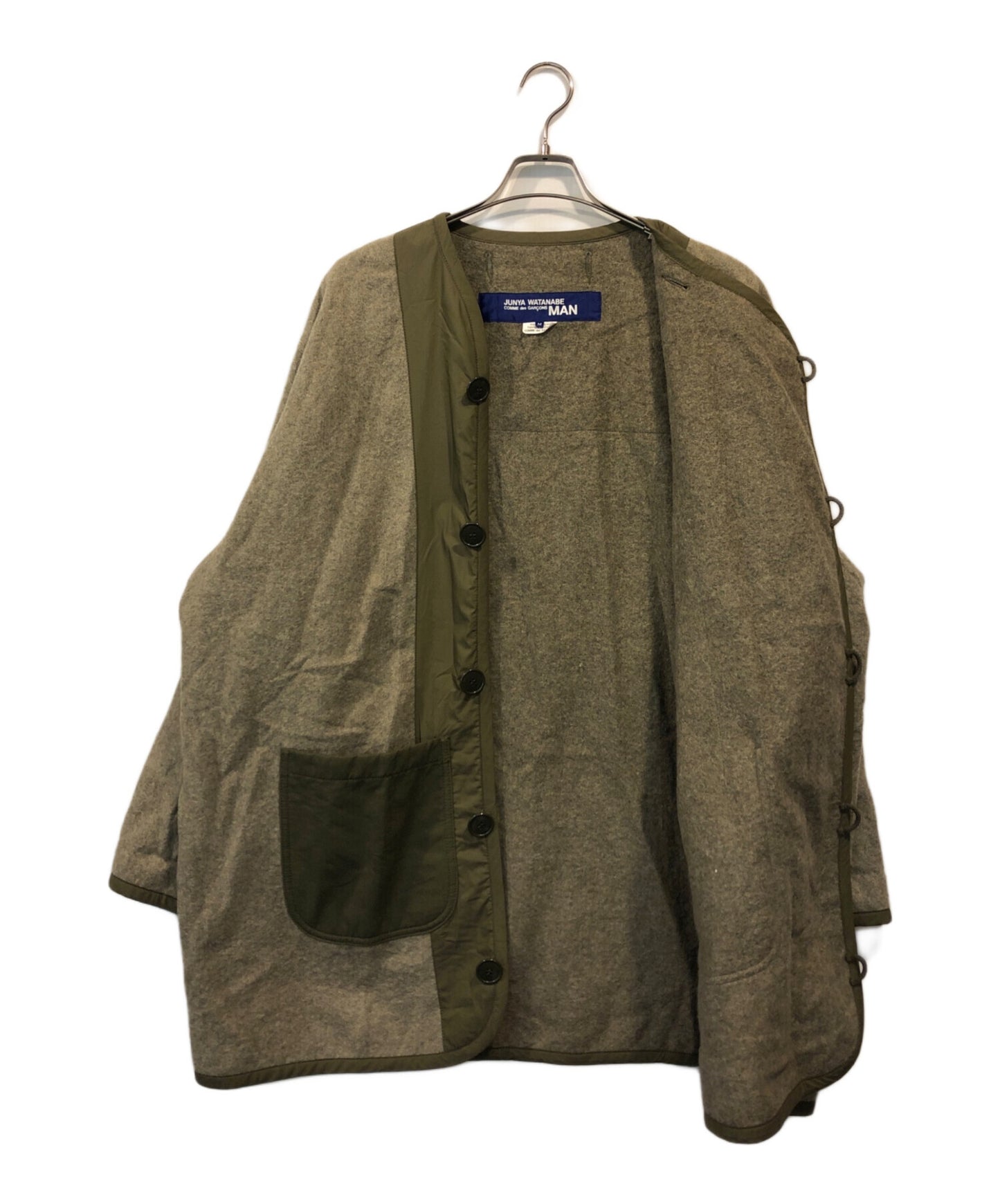 [Pre-owned] JUNYA WATANABE COMME des GARCONS MAN Wool twill condensed count yarn and cotton ester typewriter WH-C027