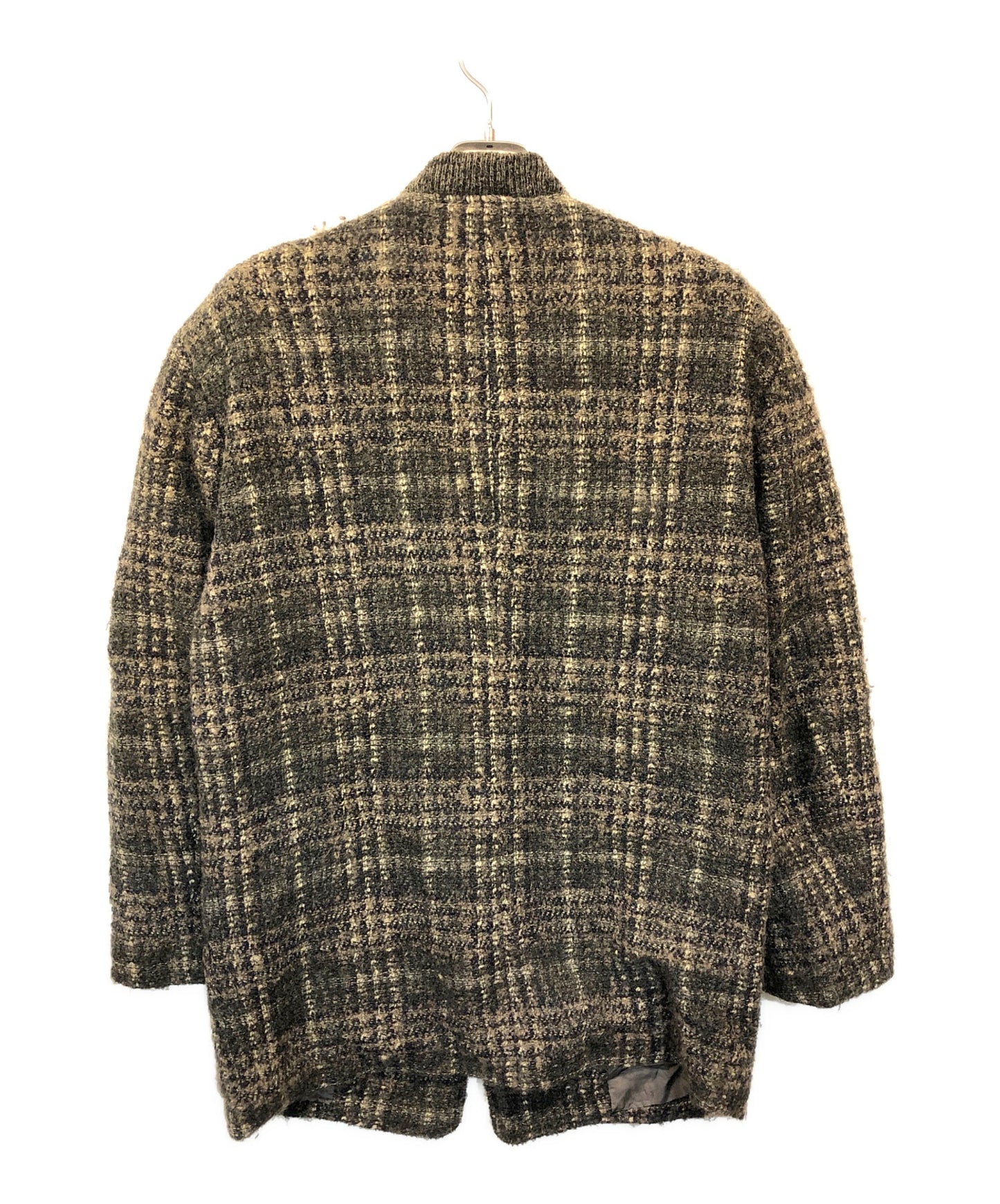 [Pre-owned] ISSEY MIYAKE MEN 80s wool check jacket MN63522