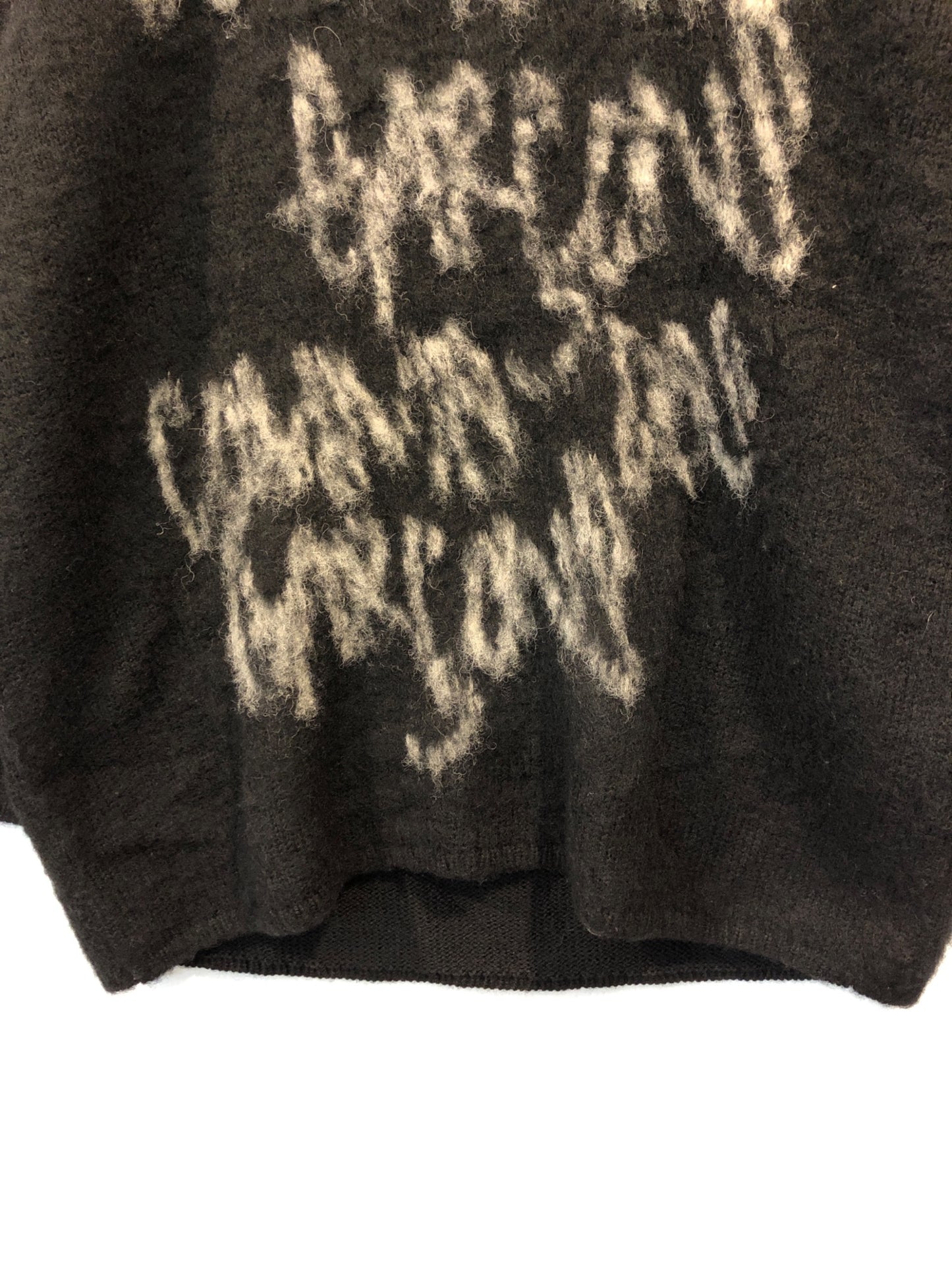 [Pre-owned] COMME des GARCONS HOMME PLUS 22AW Logo interlocked crew-neck knit sweater PJ-N011