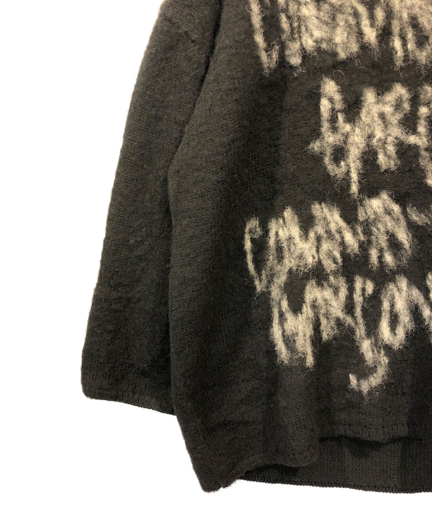 [Pre-owned] COMME des GARCONS HOMME PLUS 22AW Logo interlocked crew-neck knit sweater PJ-N011