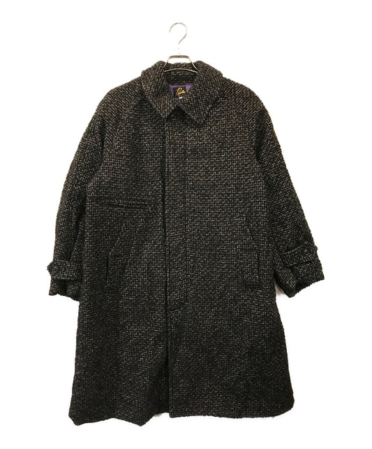 [Pre-owned] Needles Balcollar Coat -W/PE/R/N Tweed NS083