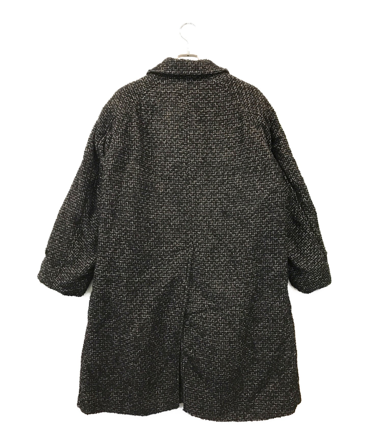 [Pre-owned] Needles Balcollar Coat -W/PE/R/N Tweed NS083