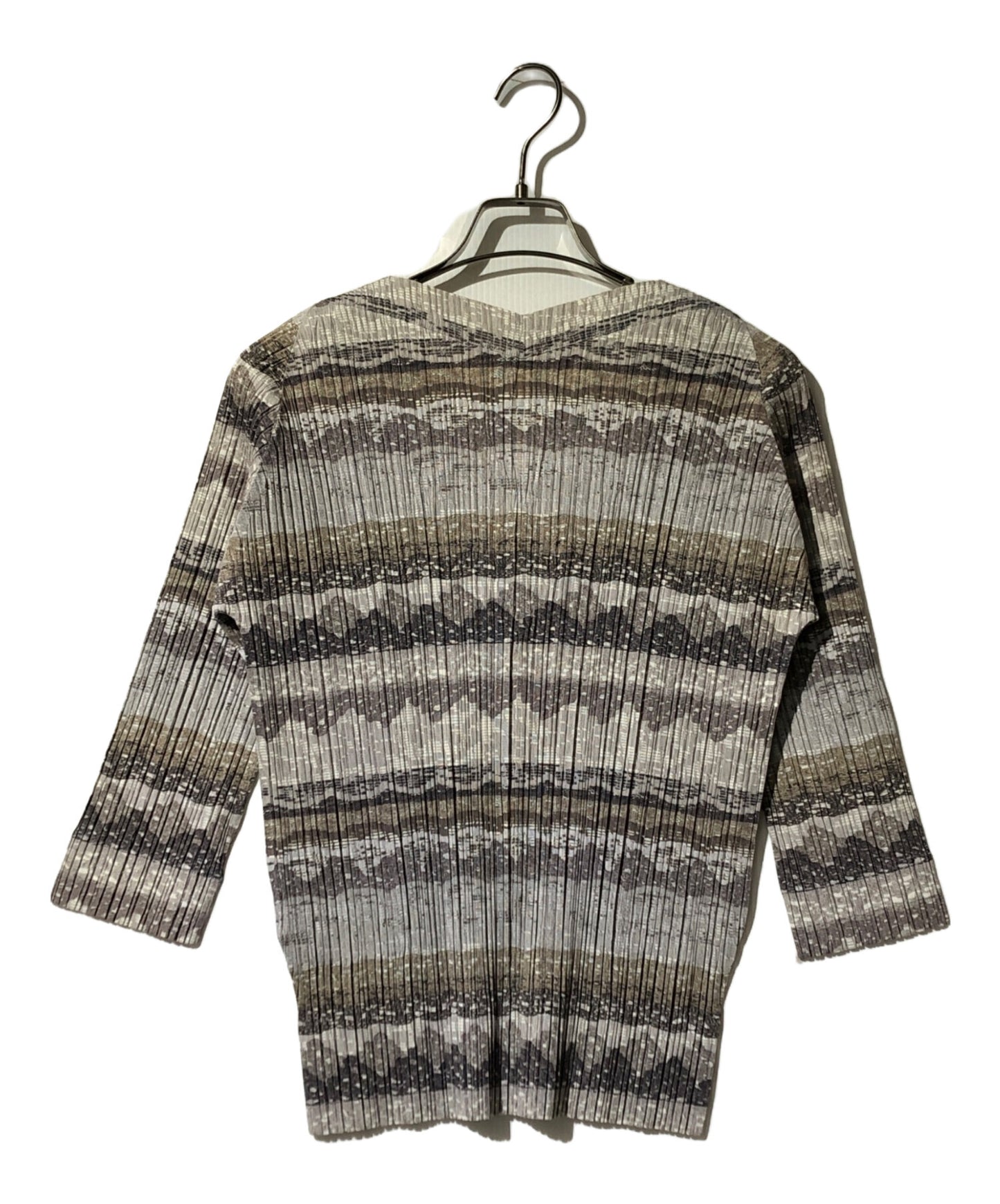 [Pre-owned] PLEATS PLEASE Transfer print pleated cut and sewn PP91-JK453