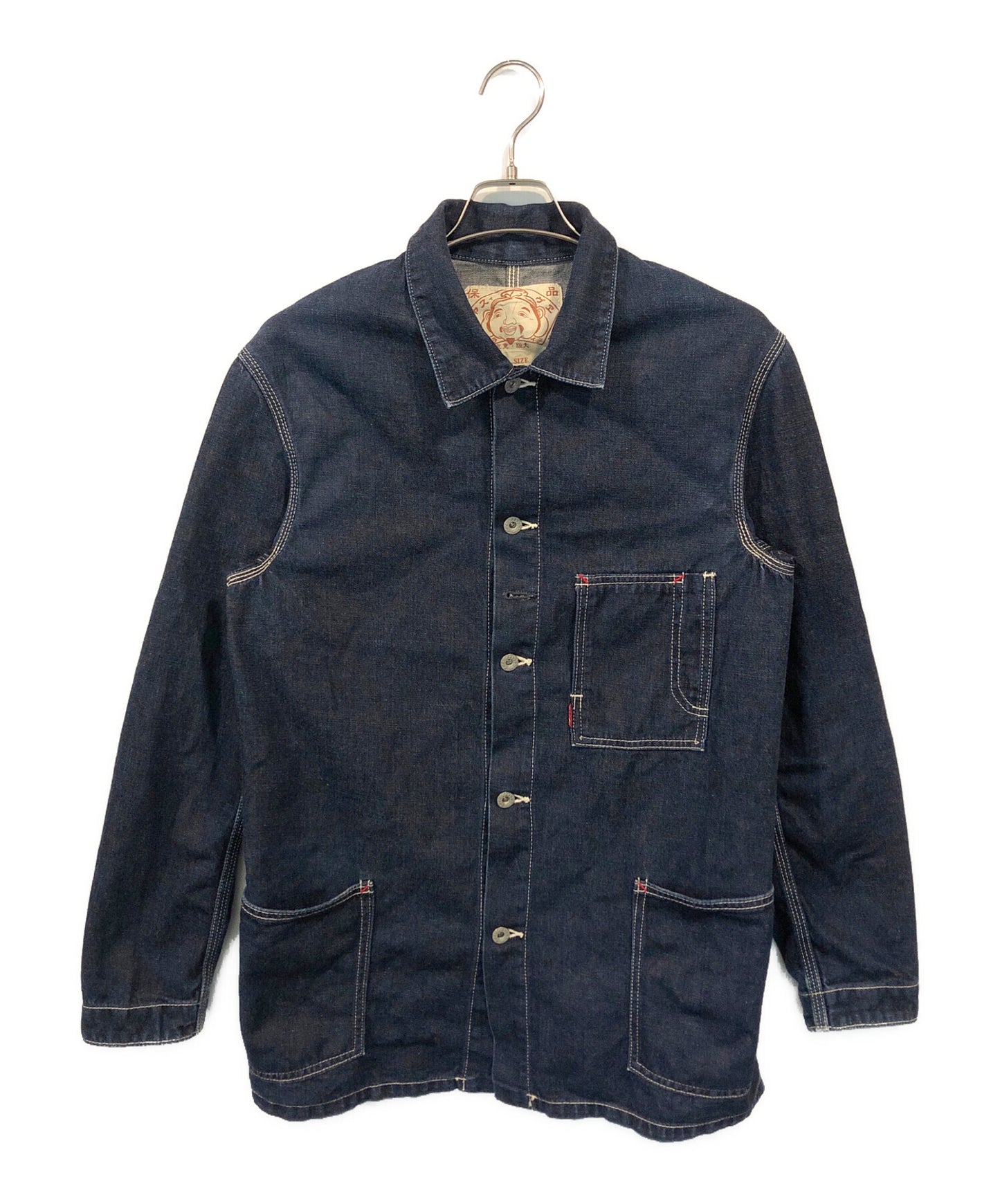 [Pre-owned] EVISU 1951 Denim Coverall Jacket