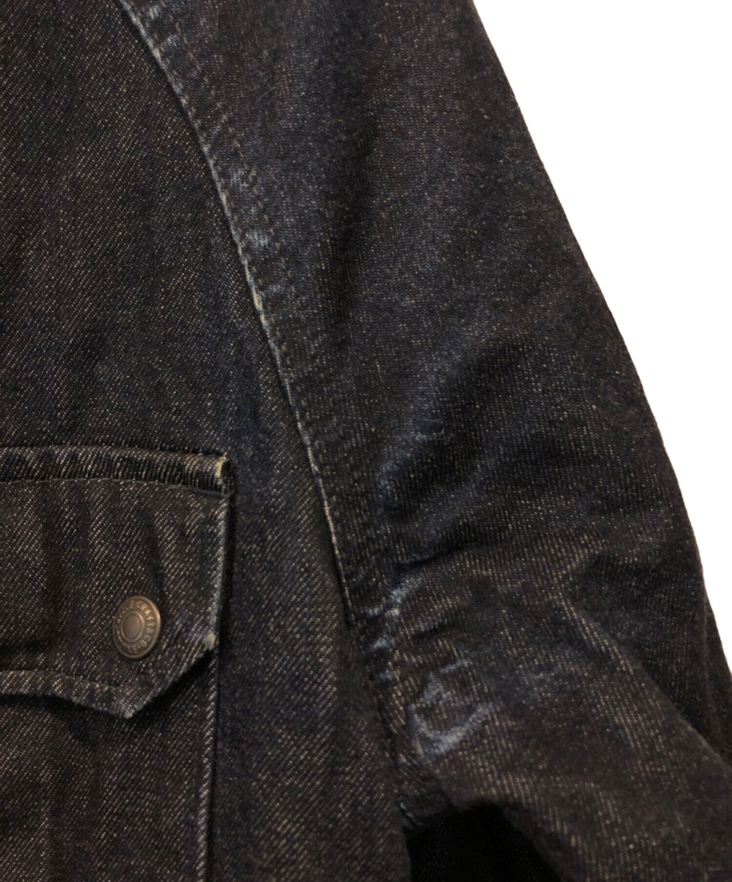 [Pre-owned] EVISU Lined Blanket Denim Hooded Jacket