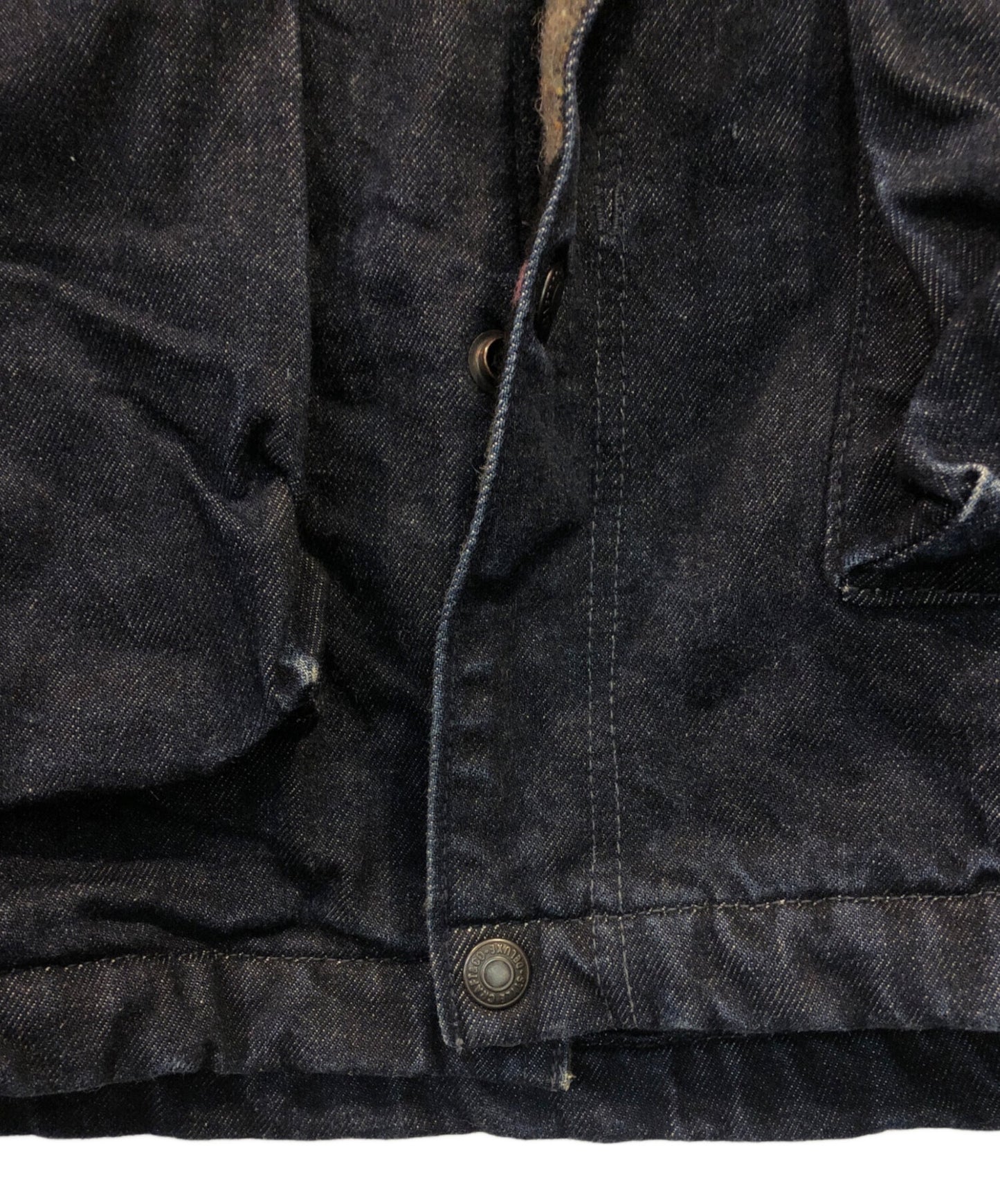 [Pre-owned] EVISU Lined Blanket Denim Hooded Jacket