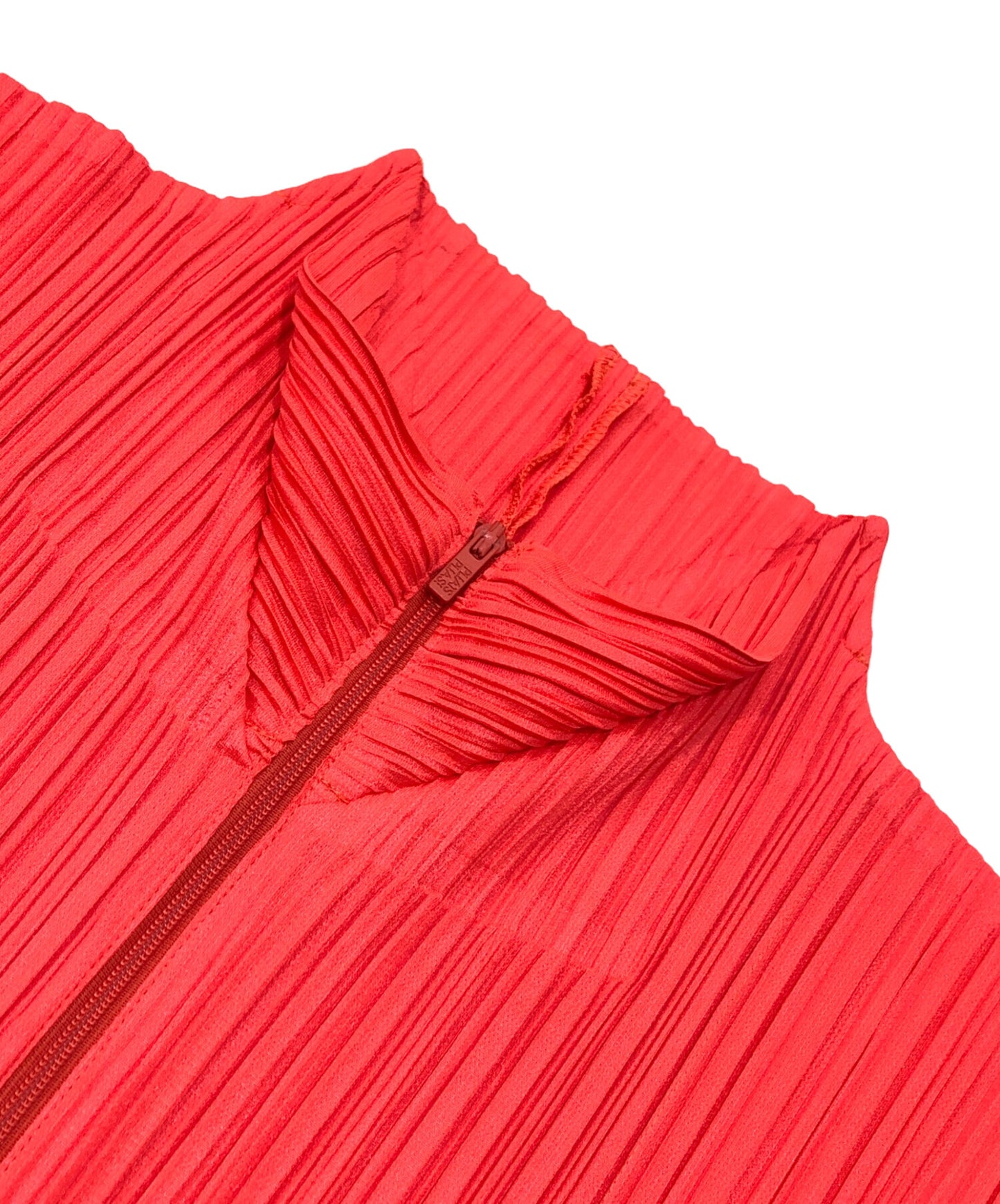 [Pre-owned] PLEATS PLEASE zip-up pleated blouse PP23JC113