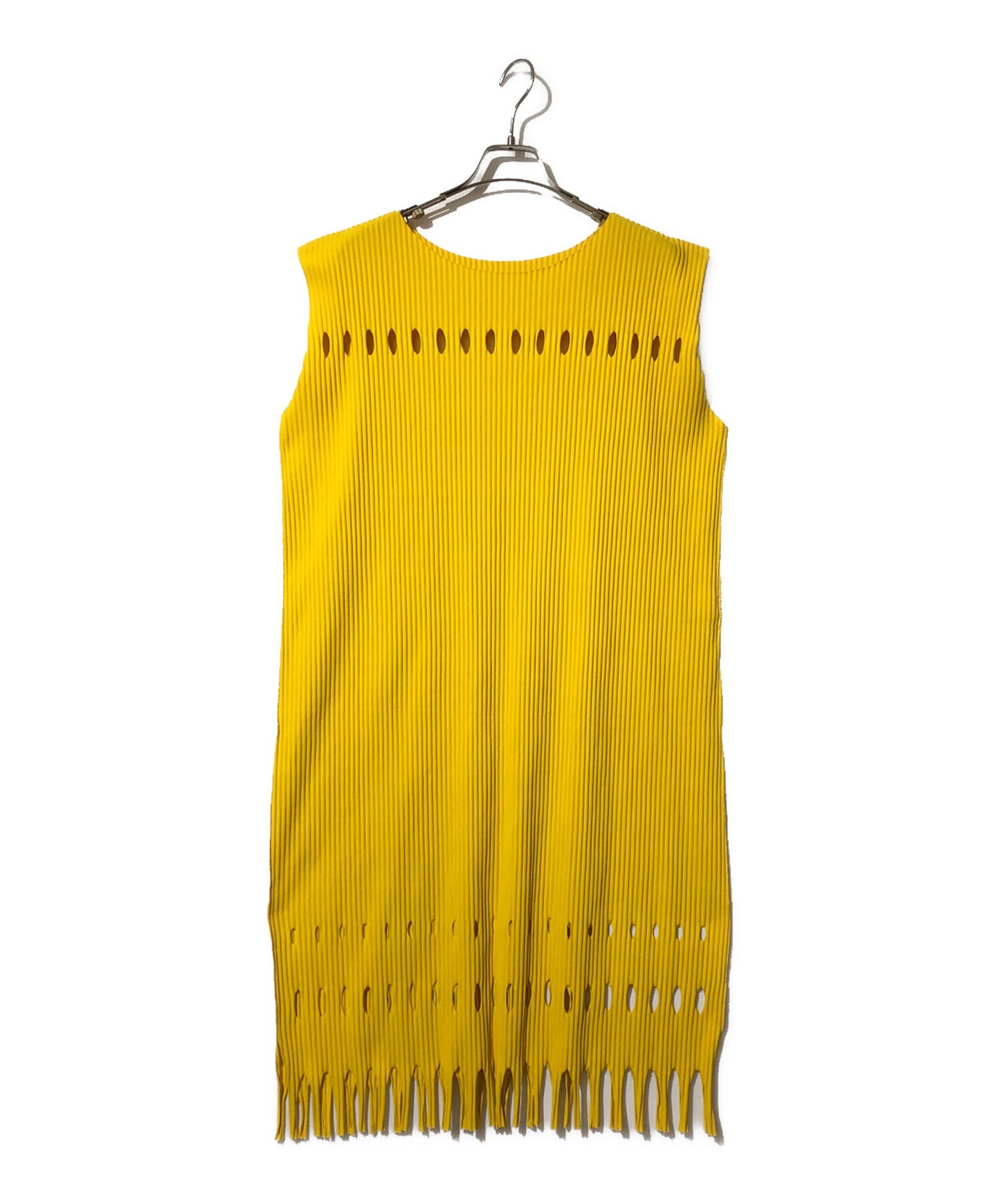 [Pre-owned] ISSEY MIYAKE me Pleated Fringe Dress MI04KH517