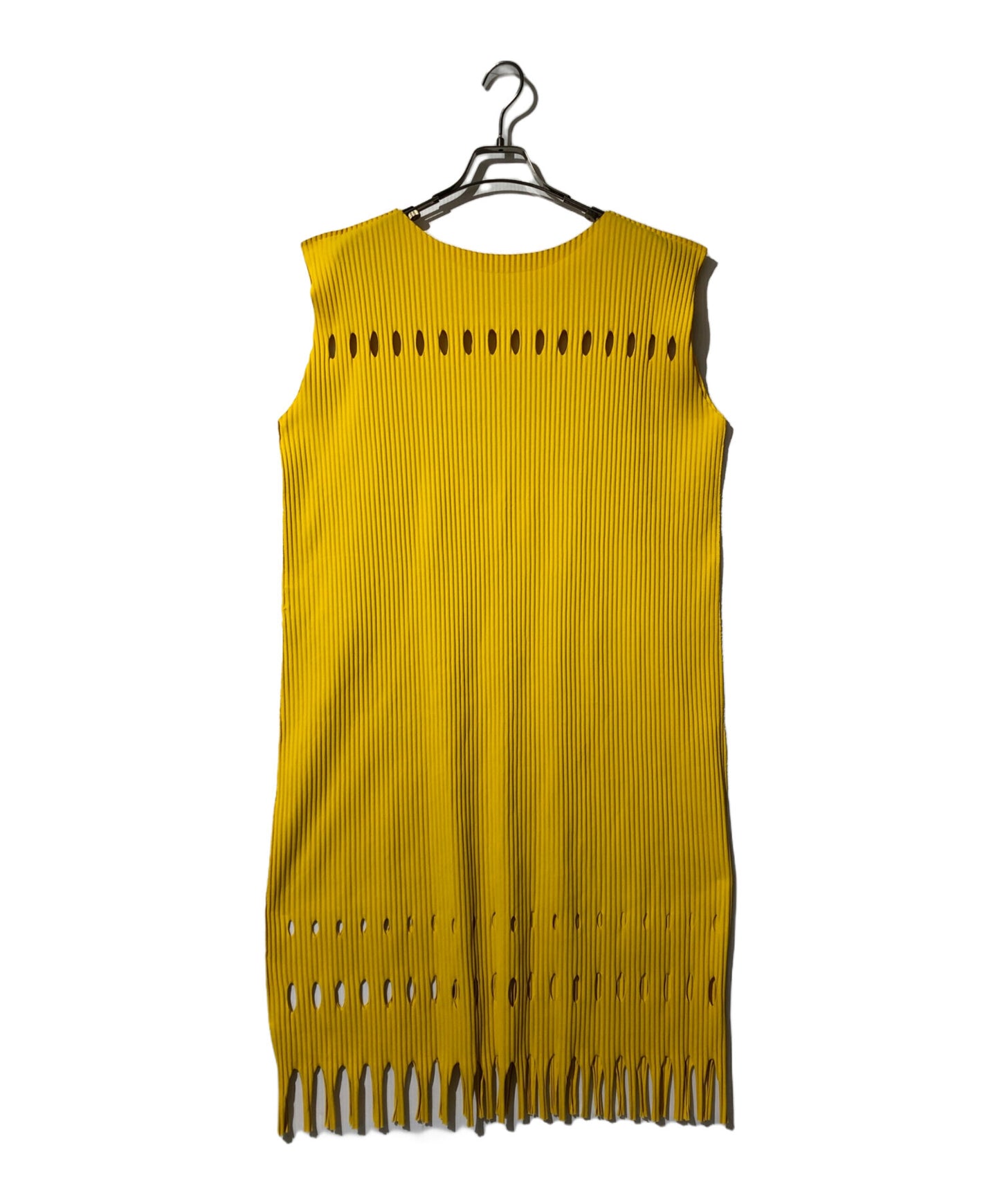 [Pre-owned] ISSEY MIYAKE me Pleated Fringe Dress MI04KH517