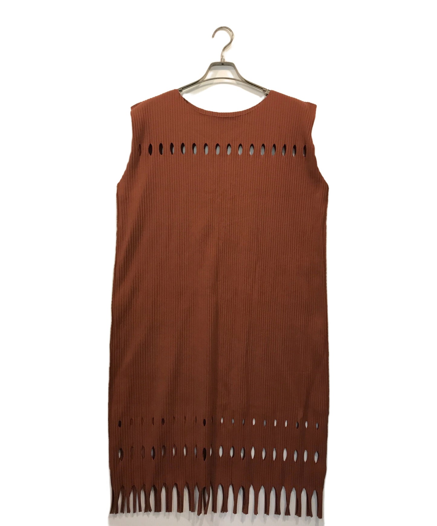 [Pre-owned] me ISSEY MIYAKE Pleated Fringe Dress MI04KH517