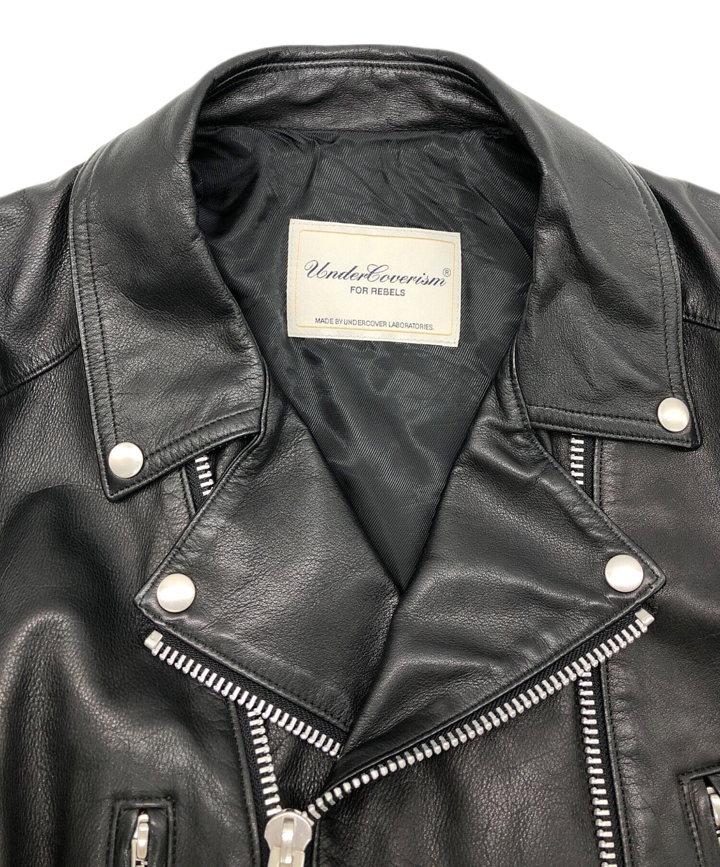 [Pre-owned] UNDERCOVERISM DOUBLE LEATHER RIDERS Jacket 09204