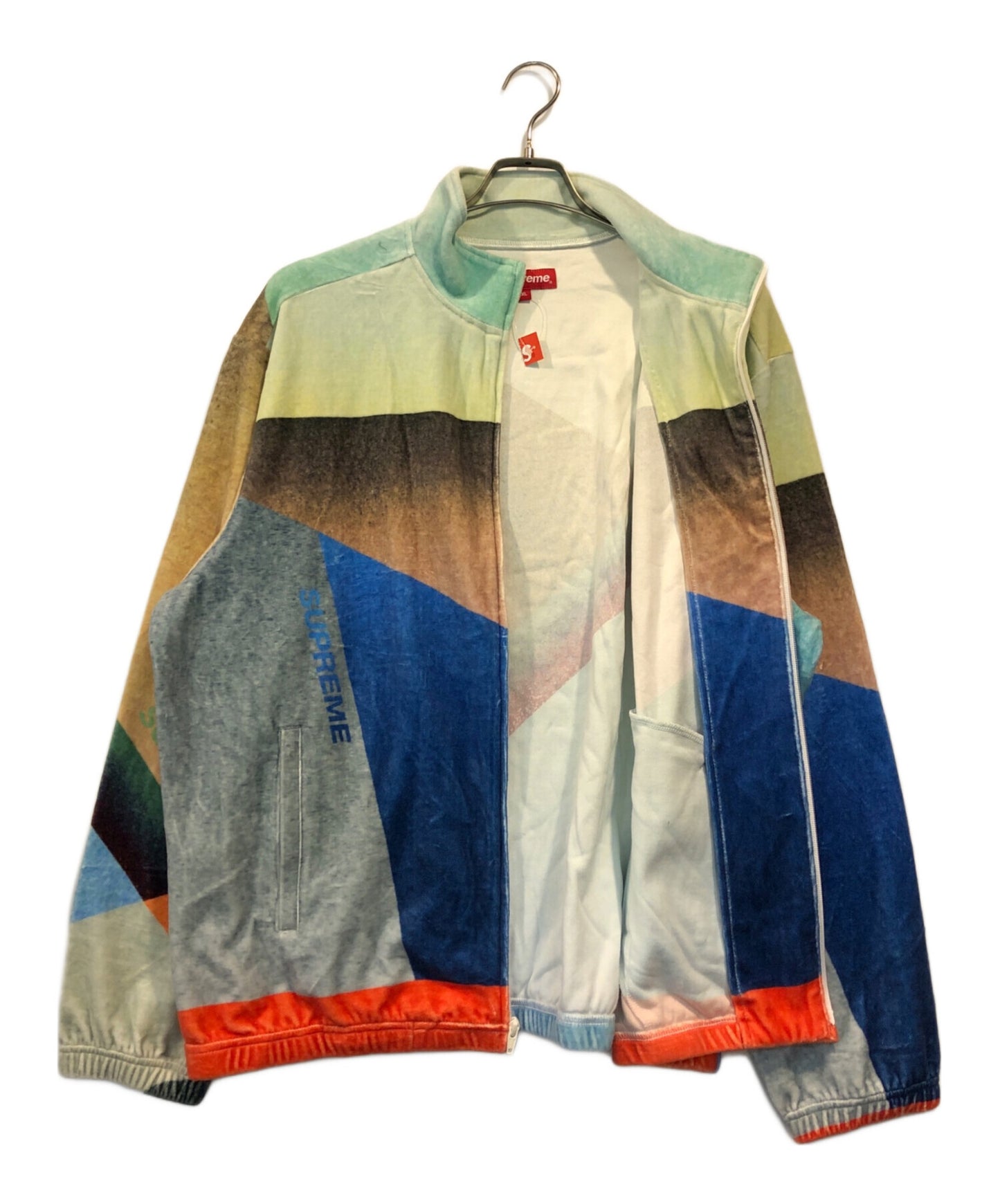 [Pre-owned] SUPREME Geo Velour Track Jacket