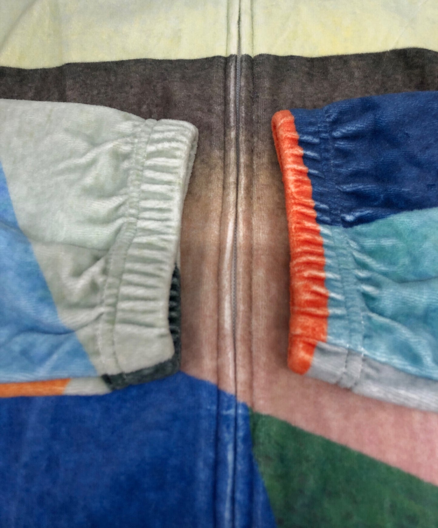 [Pre-owned] SUPREME Geo Velour Track Jacket