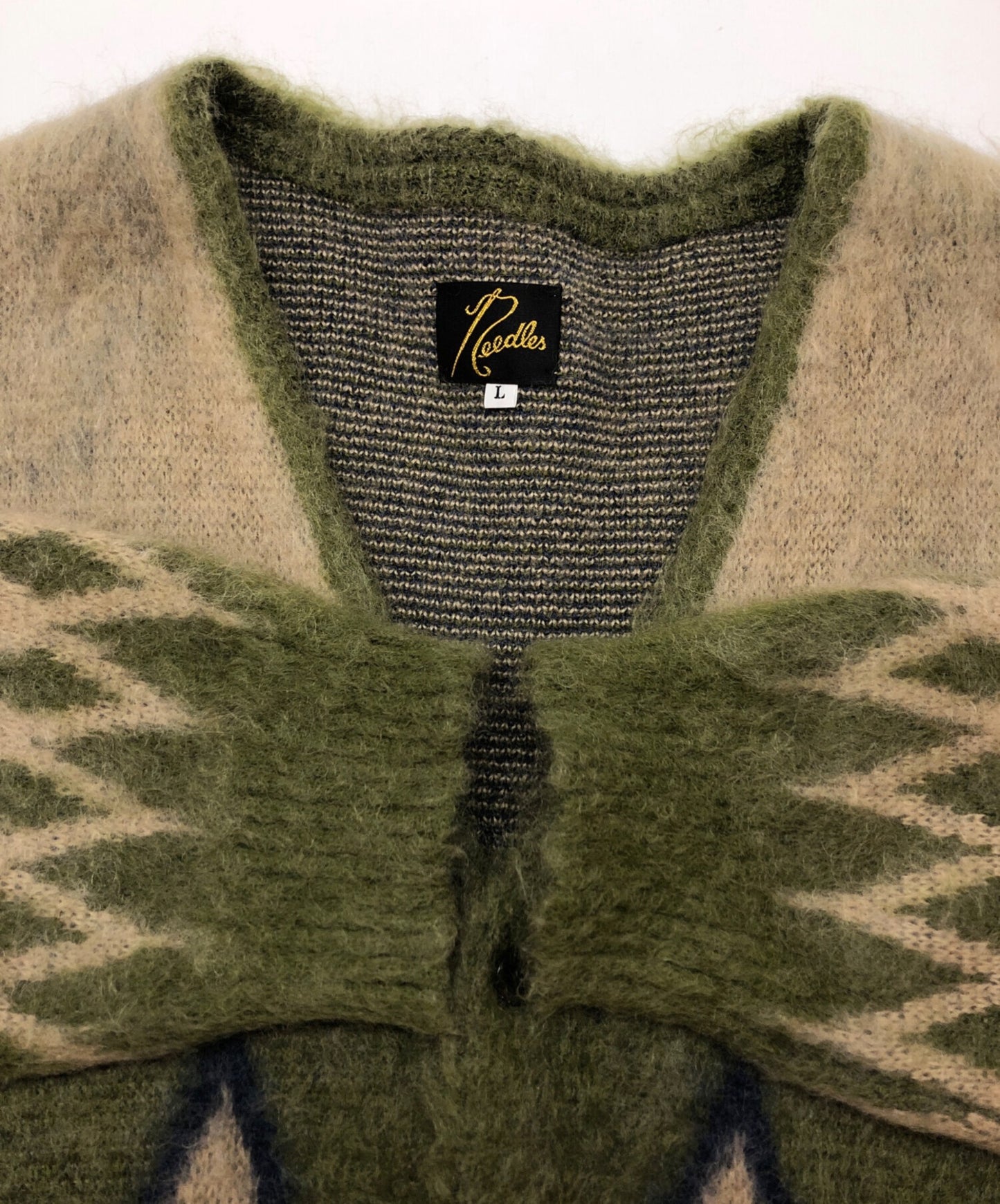 [Pre-owned] Needles Mohair Cardigan - Diamond PU310