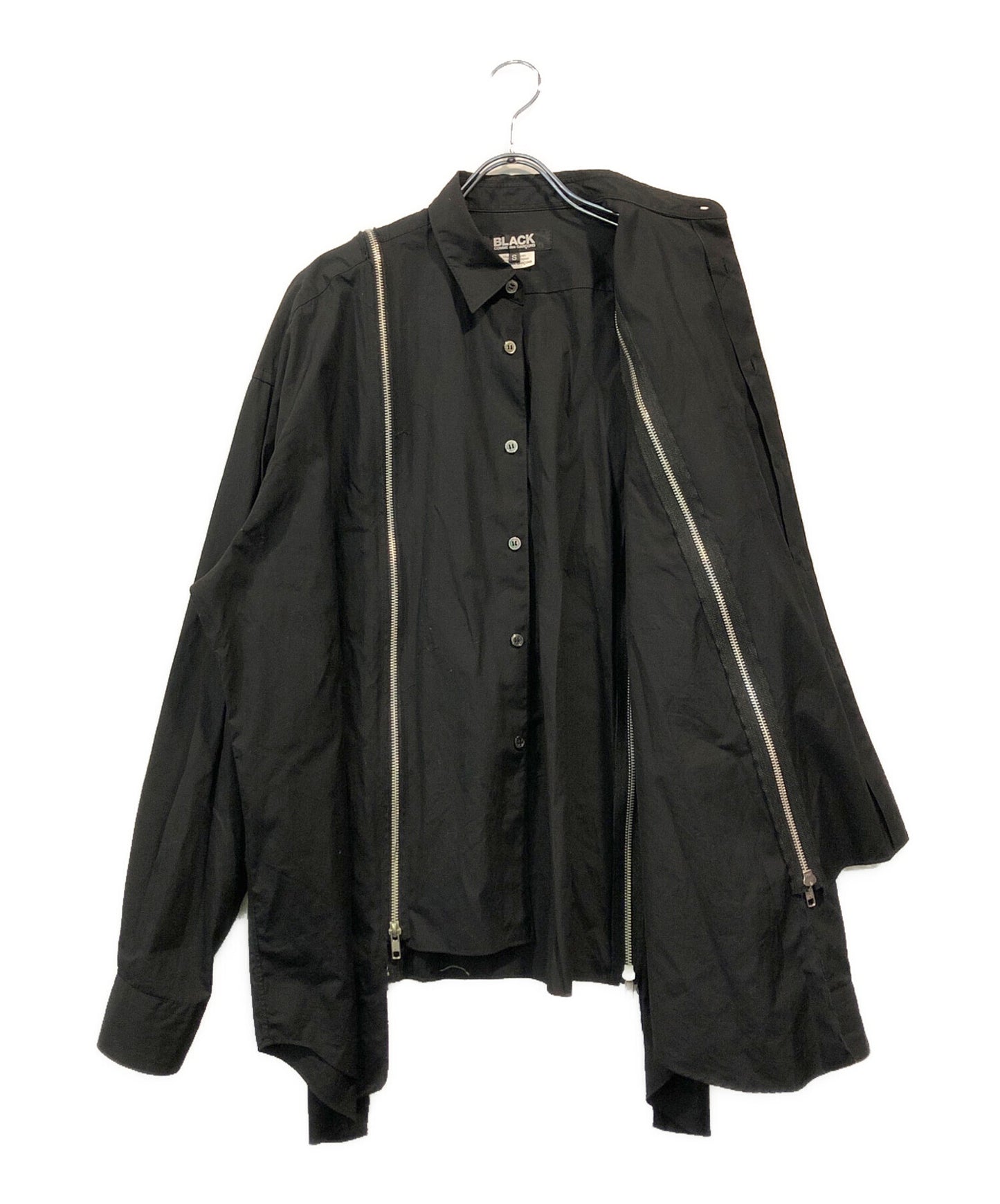 [Pre-owned] BLACK COMME des GARCONS Zip-Off Panel Shirt 1N-B004