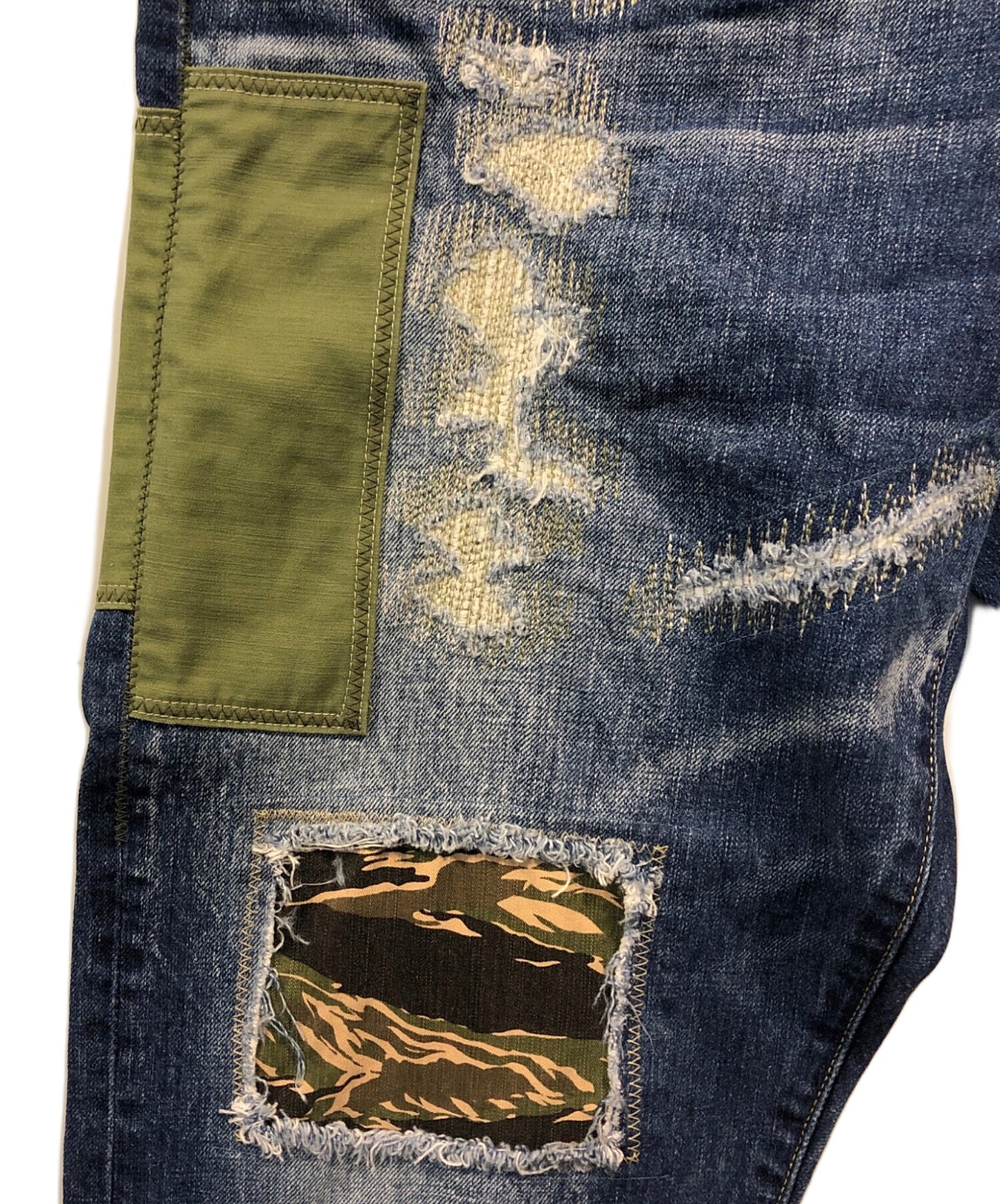 [Pre-owned] COMME des GARCONS JUNYA WATANABE MAN repaired denim pants WE-P004