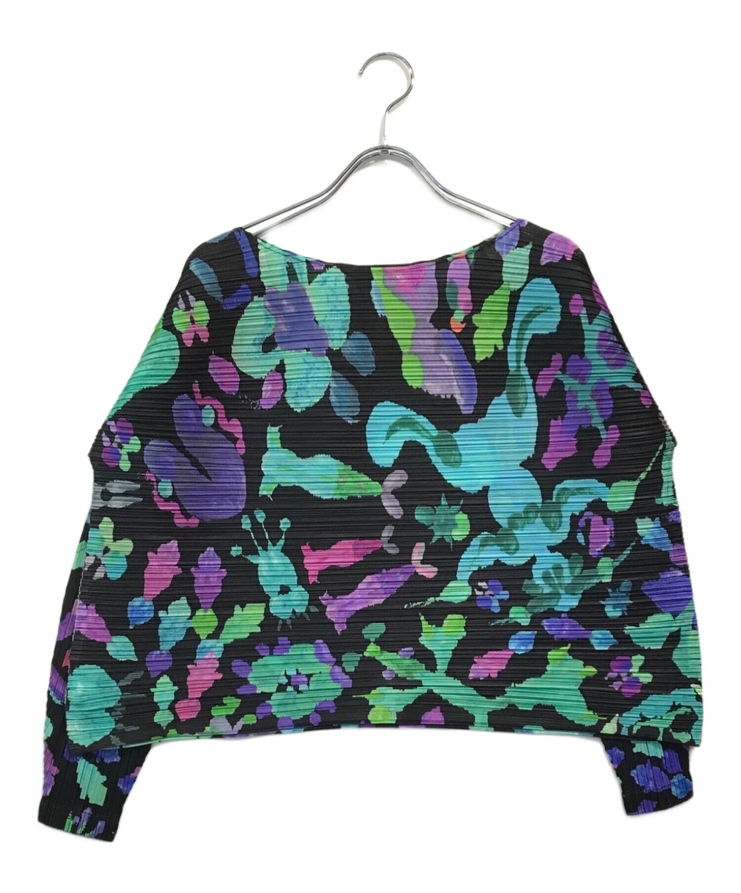 [Pre-owned] PLEATS PLEASE DANCE WITH NEW FRIENDS Blouse PP43JK694