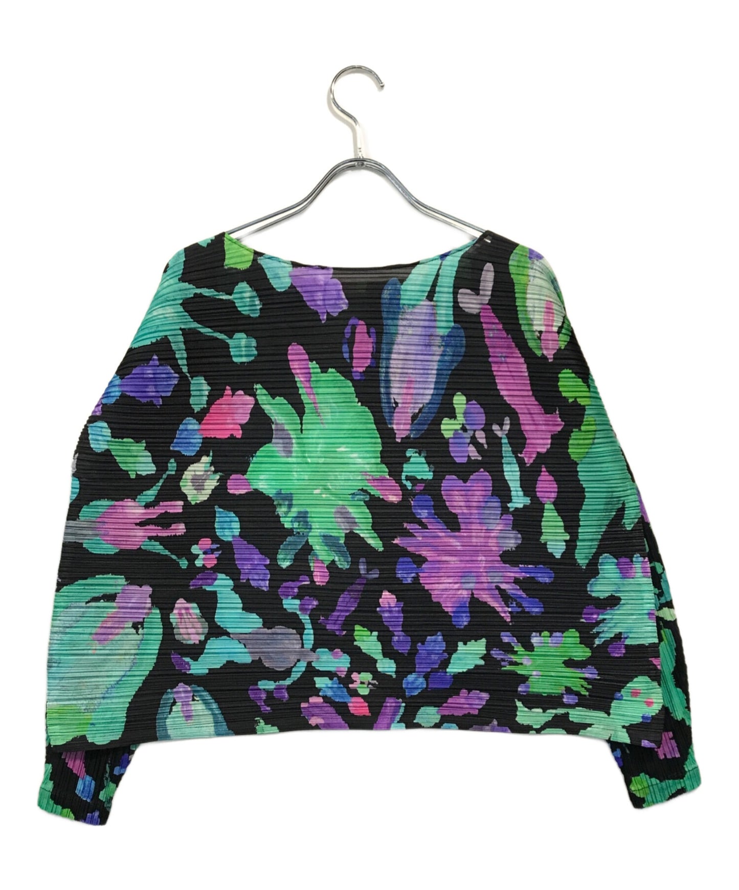 [Pre-owned] PLEATS PLEASE DANCE WITH NEW FRIENDS Blouse PP43JK694