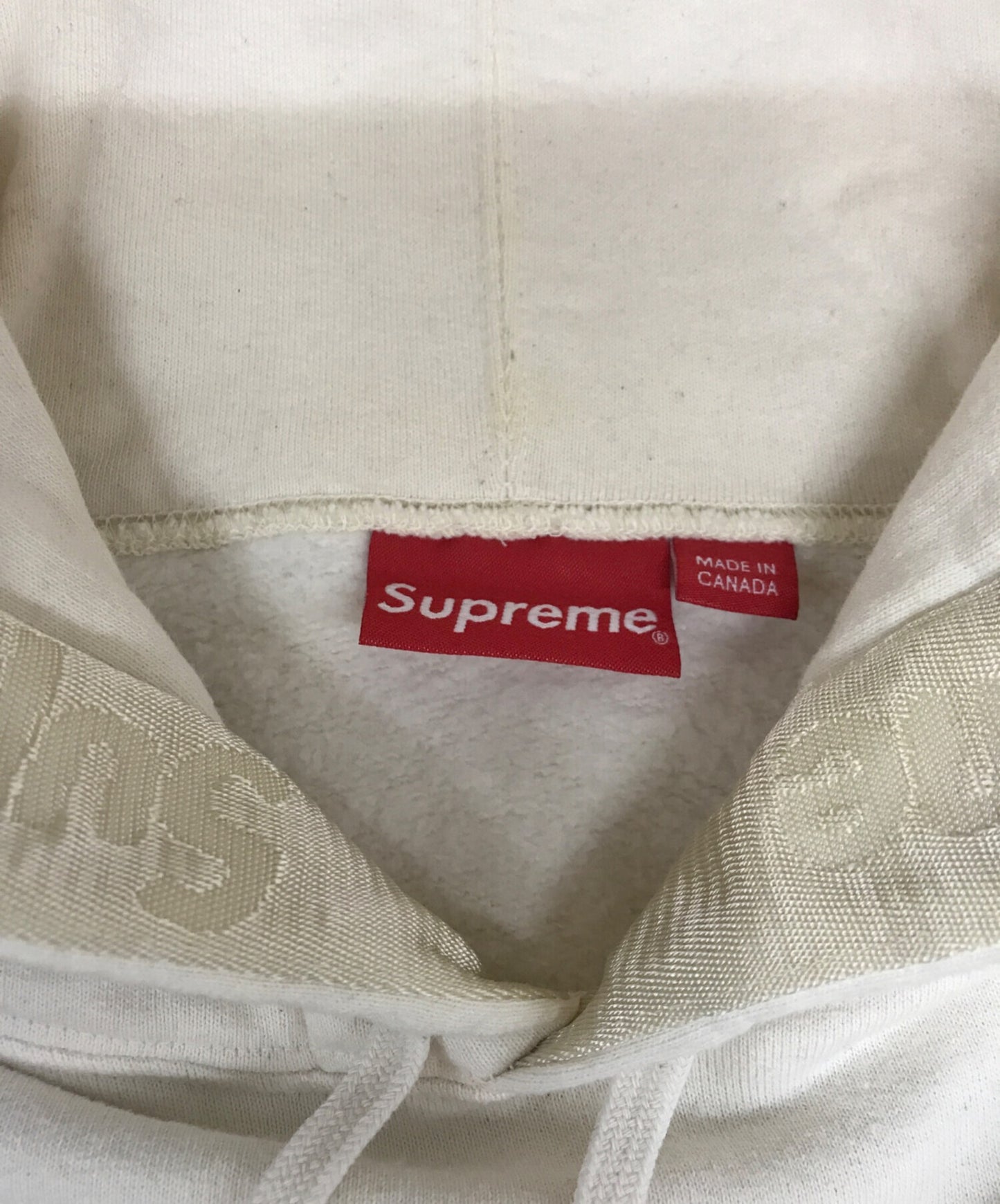 [Pre-owned] SUPREME TONAL WEBBING HOODED SWEATSHIRT