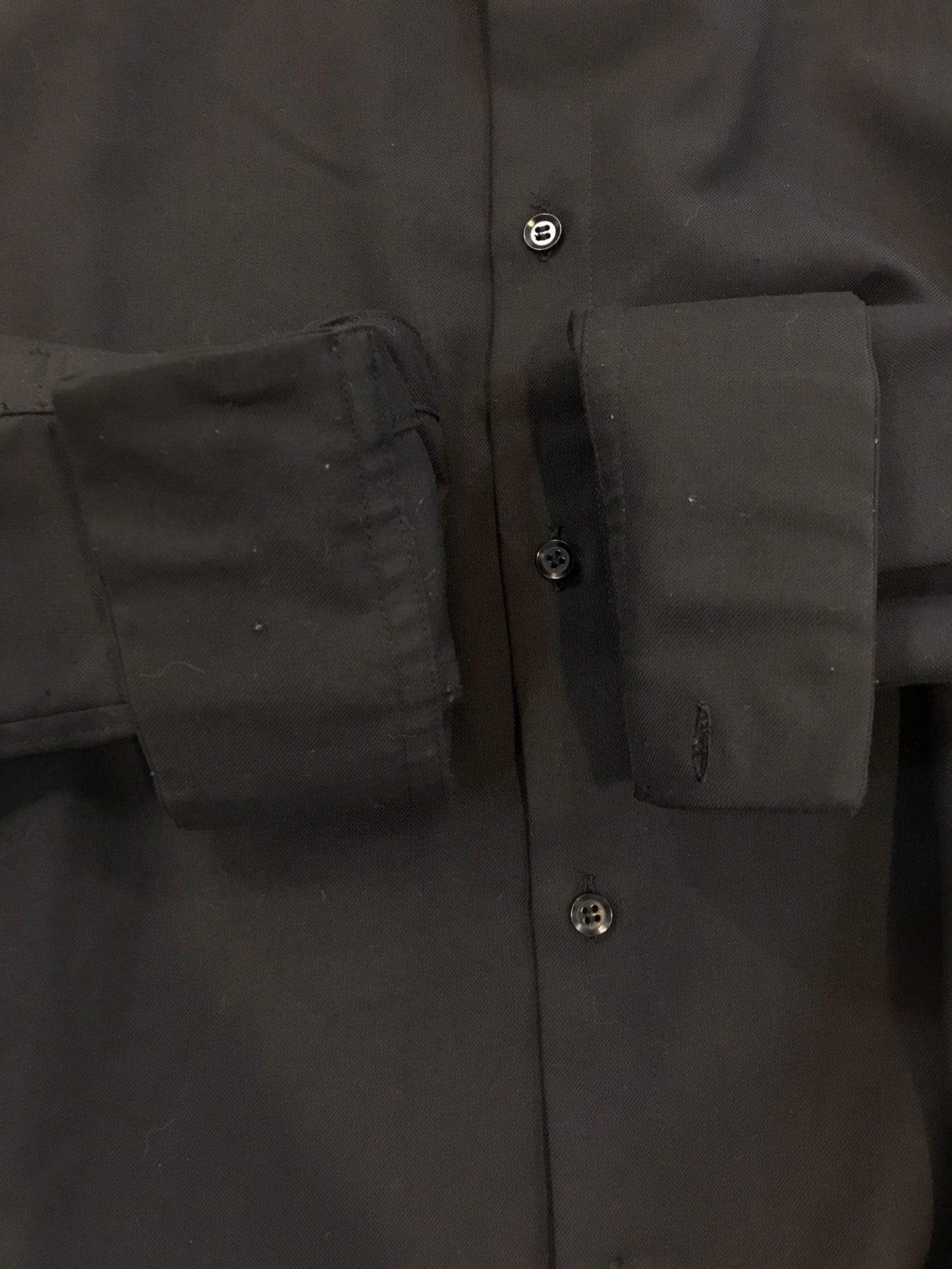 [Pre-owned] GROUND Y TW Gabardine Back Long Length Sha GA-B06-100