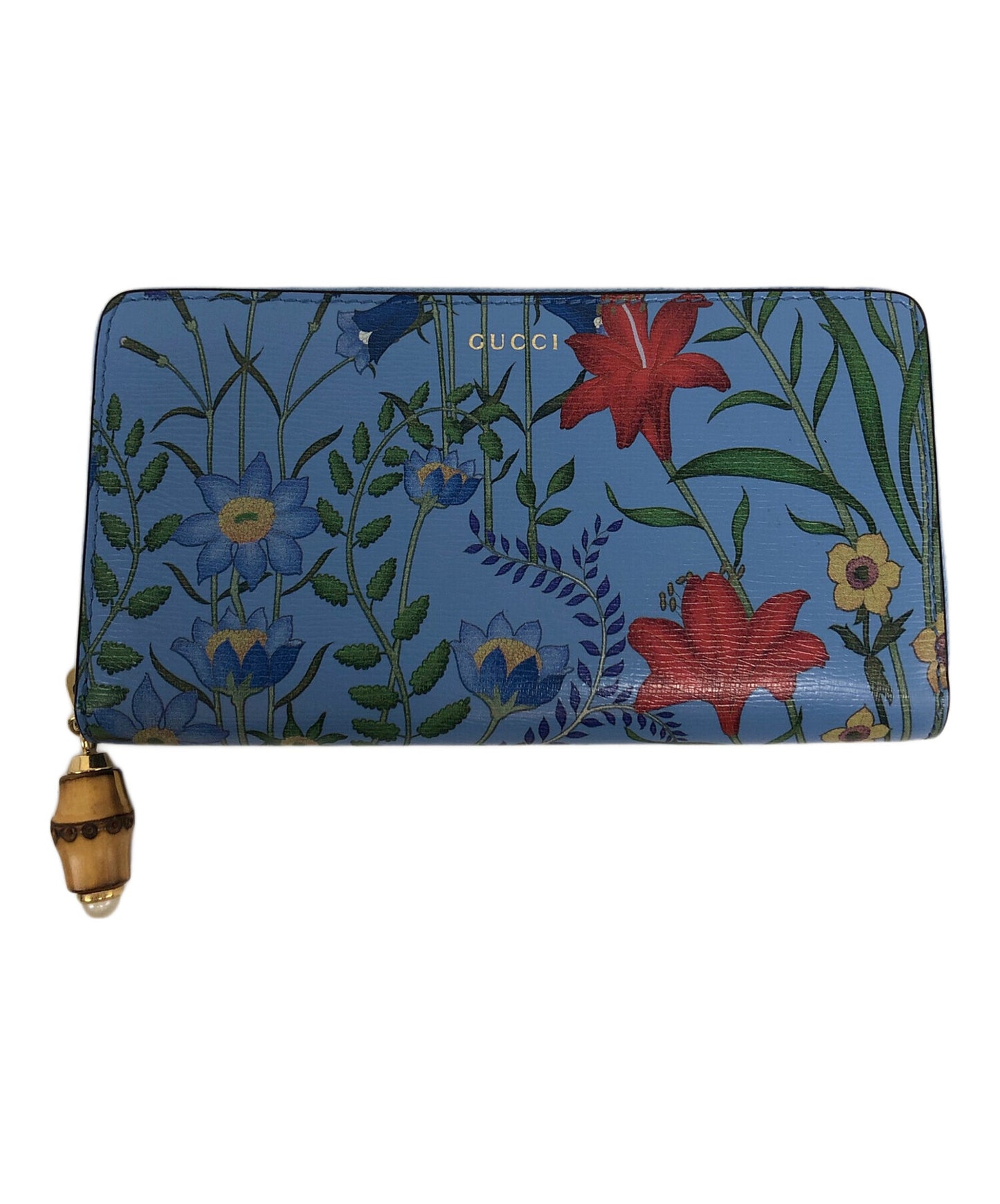 [Pre-owned] GUCCI Round Zipper Wallet 453158