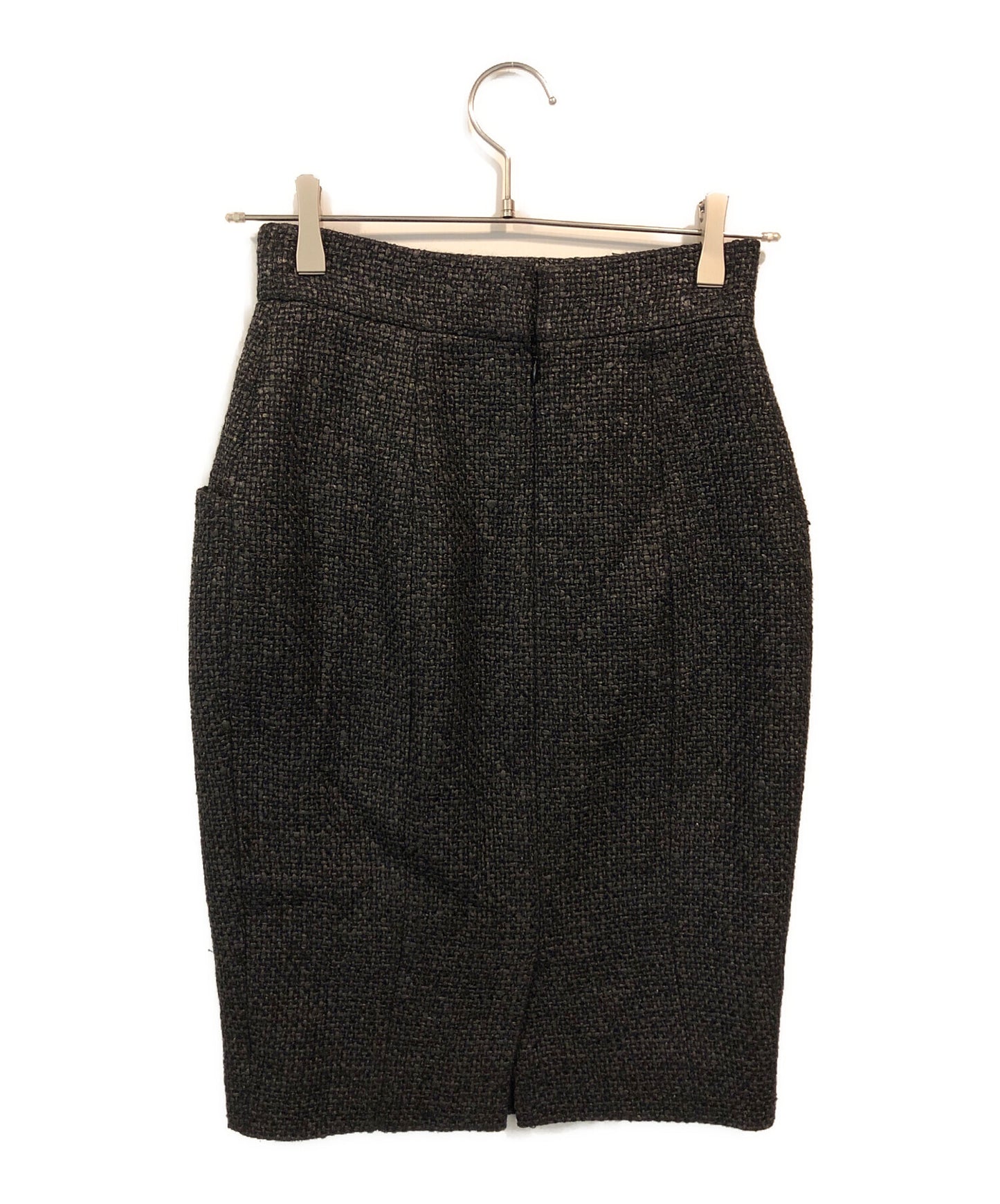 [Pre-owned] CHANEL Waist Coco Mark Tweed Skirt P47766V28565