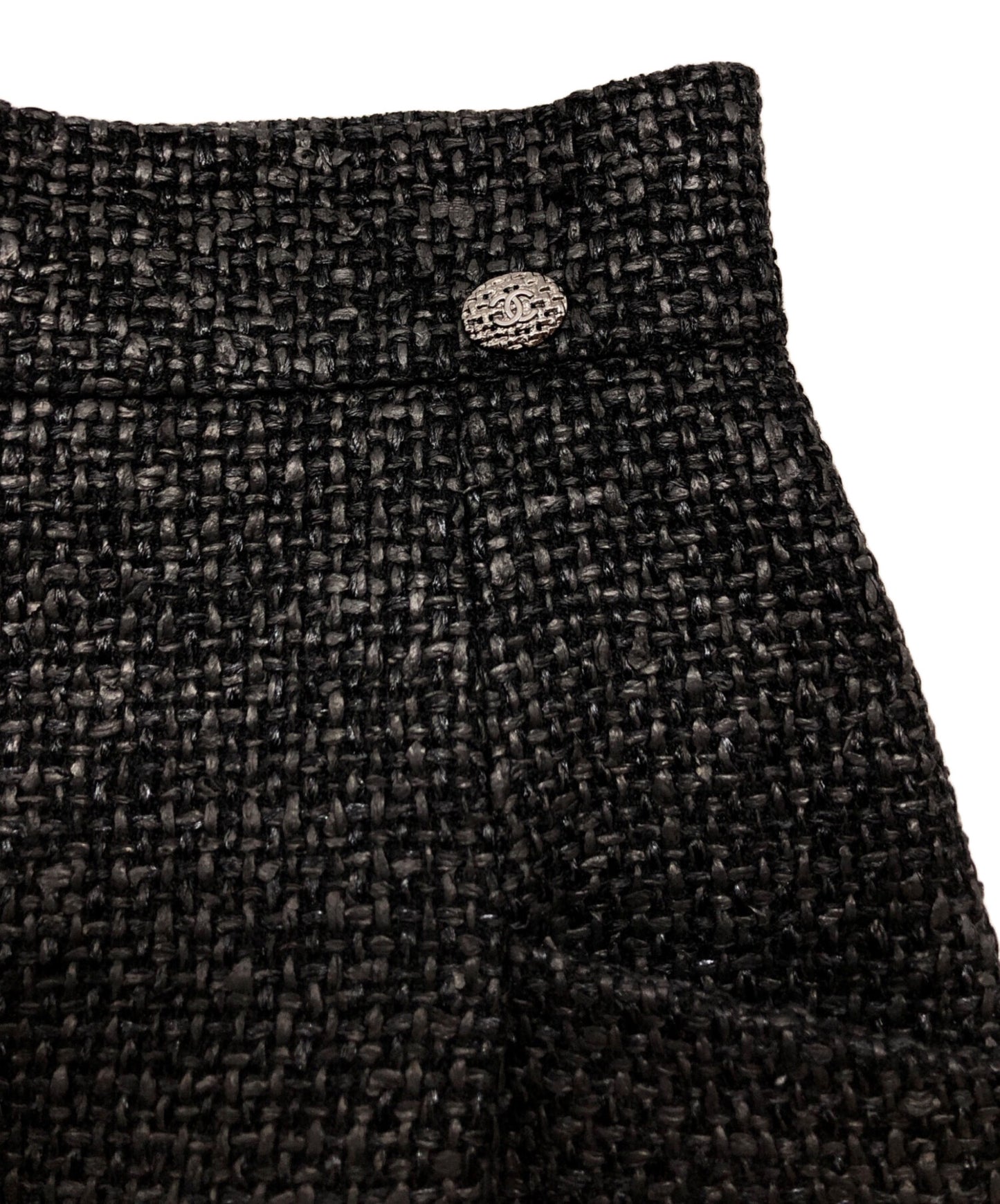 [Pre-owned] CHANEL Waist Coco Mark Tweed Skirt P47766V28565