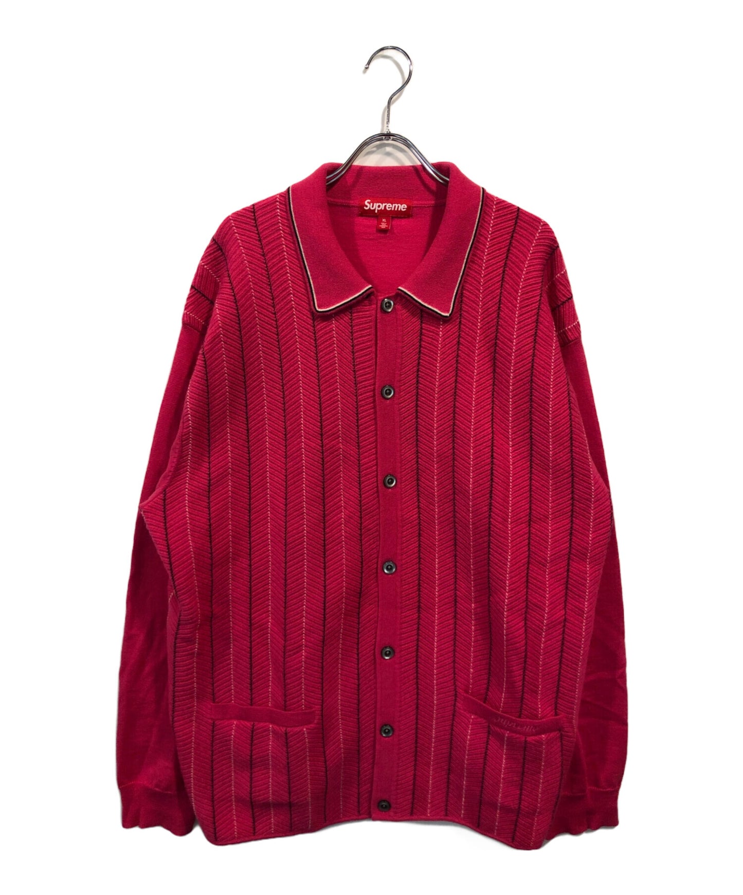 [Pre-owned] SUPREME Herringbone Cardigan