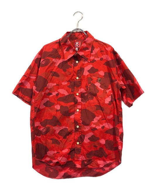 [Pre-owned] A BATHING APE Sal Camo Short Sleeve Shirt