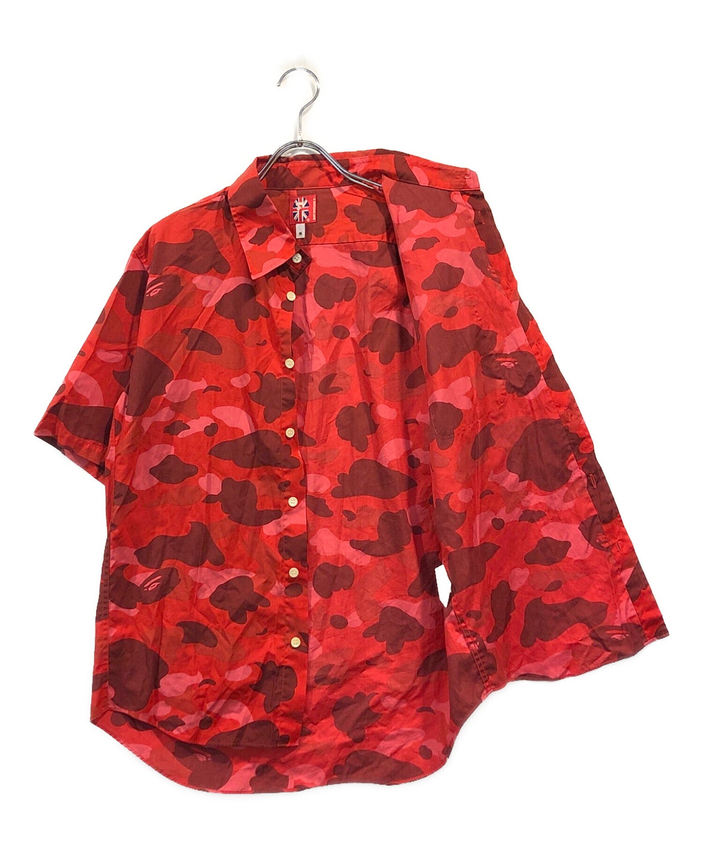 [Pre-owned] A BATHING APE Sal Camo Short Sleeve Shirt