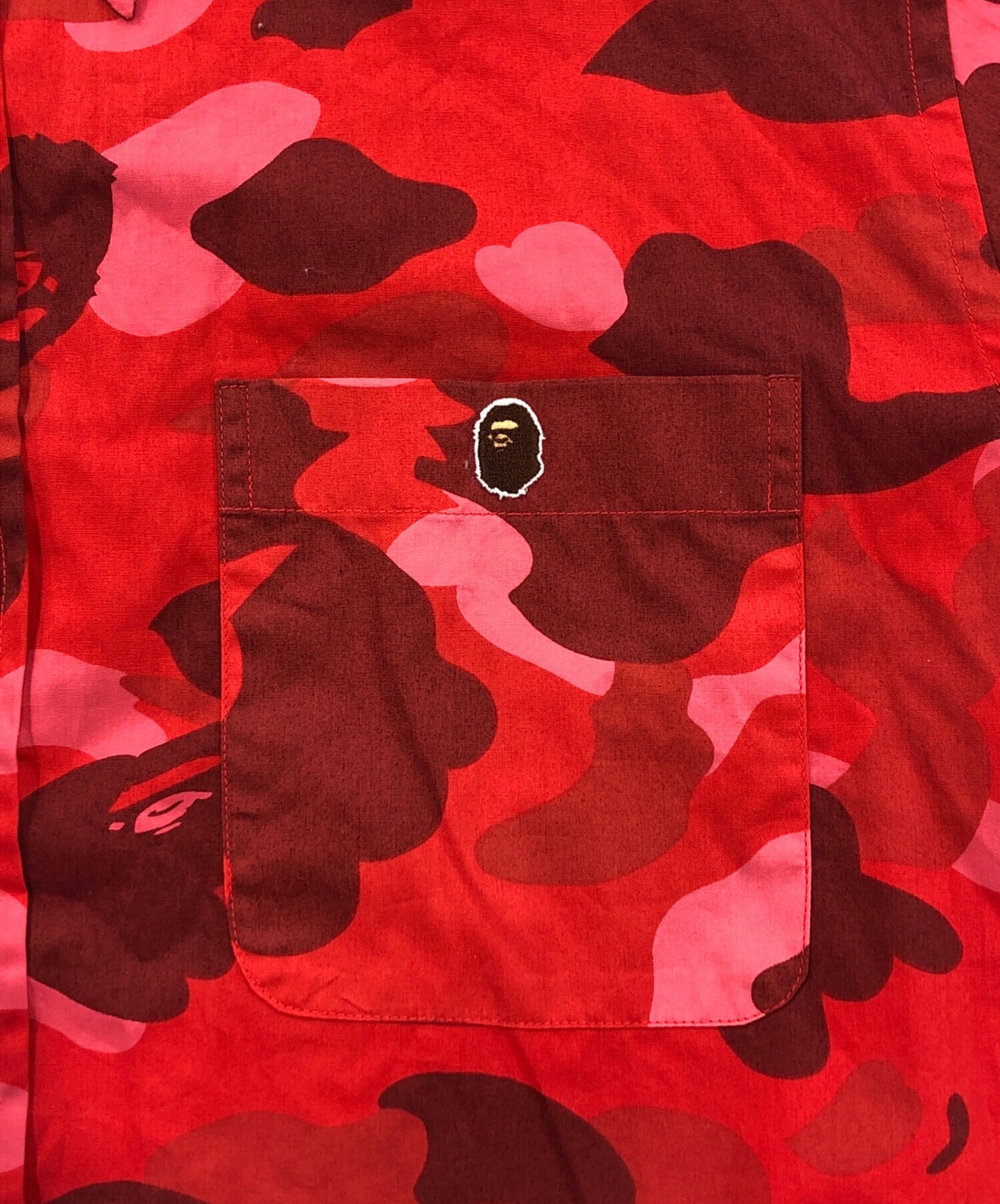 [Pre-owned] A BATHING APE Sal Camo Short Sleeve Shirt