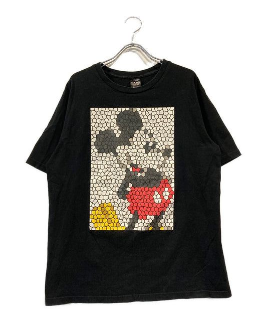 [Pre-owned] NUMBER (N)INE Crack Mickey Print T-shirt