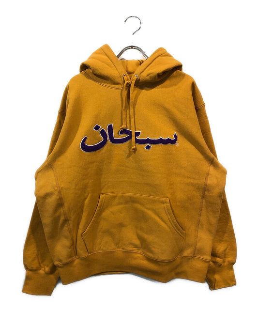[Pre-owned] SUPREME Chenille Arabic Logo Sweatshirt Hoodie
