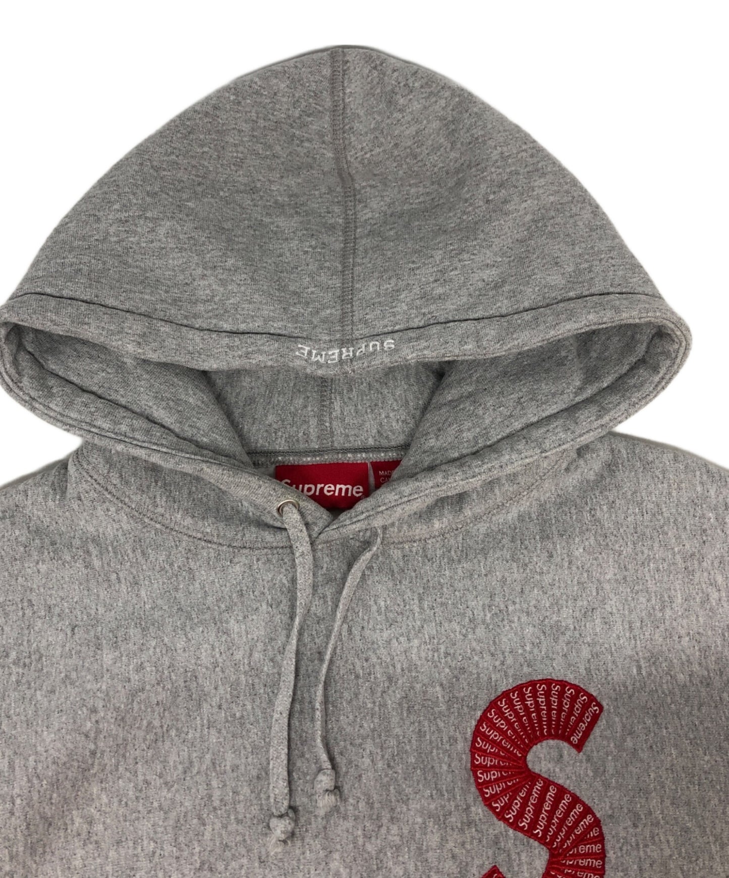 [Pre-owned] SUPREME 20AW S LOGO HOODED SWEATSHIRT