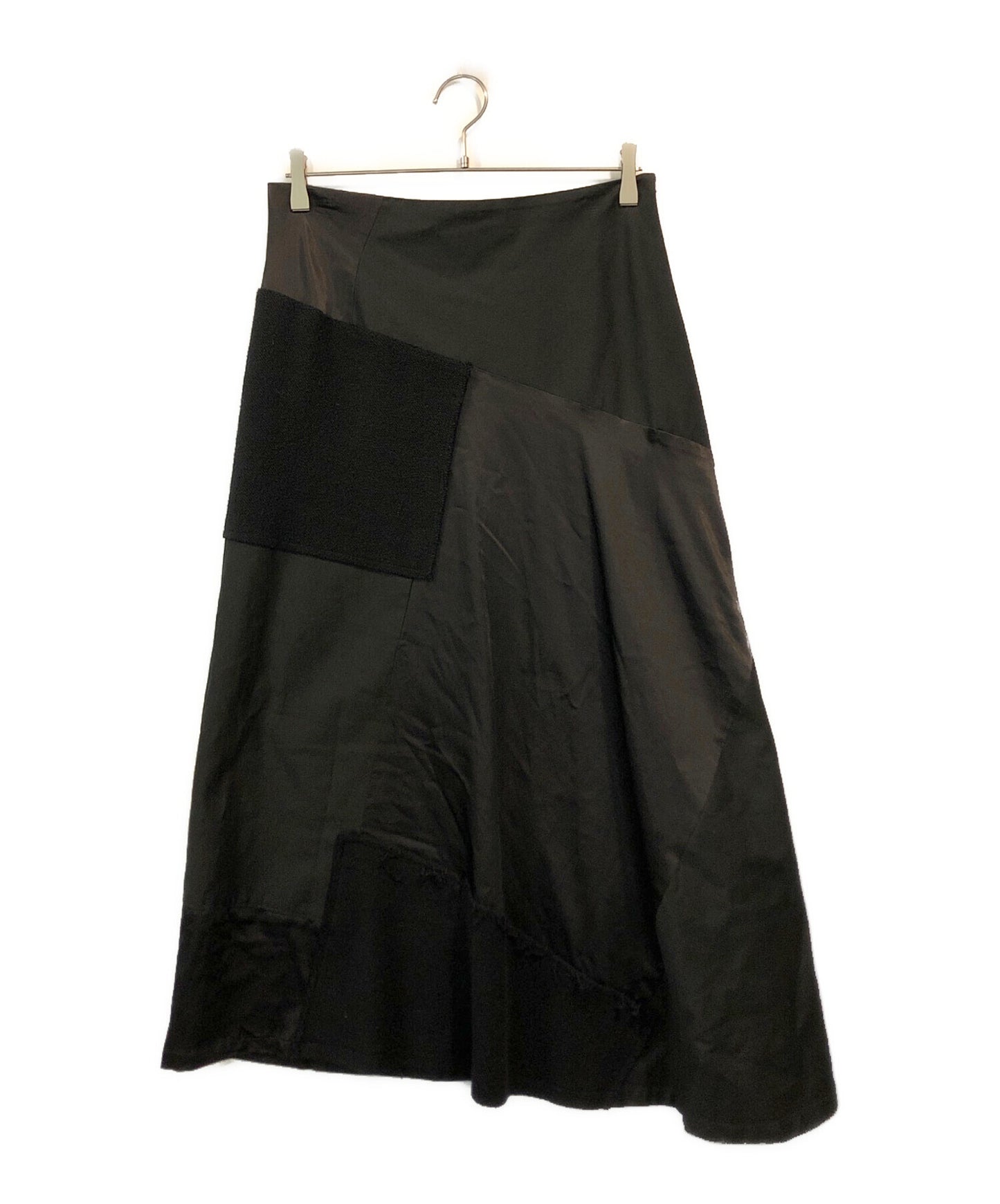 [Pre-owned] Y's Patchwork long skirt made of different materials YR-S09-802