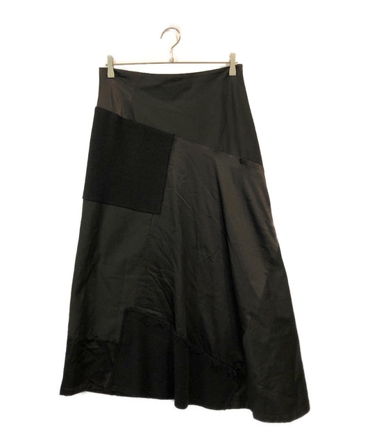 [Pre-owned] Y's Patchwork long skirt made of different materials YR-S09-802